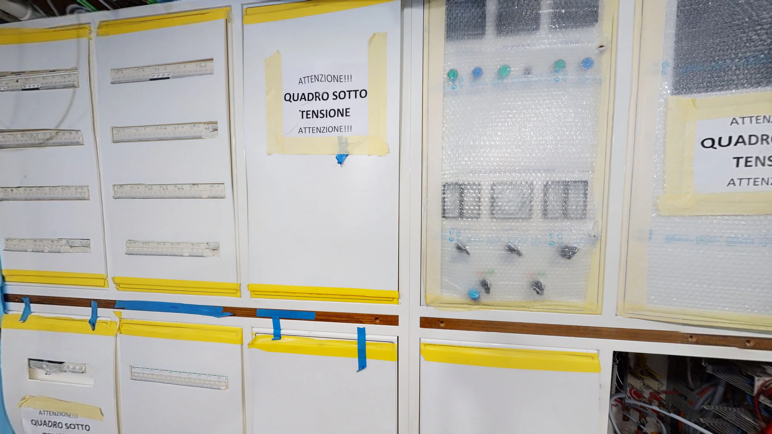 Main switchboard installed