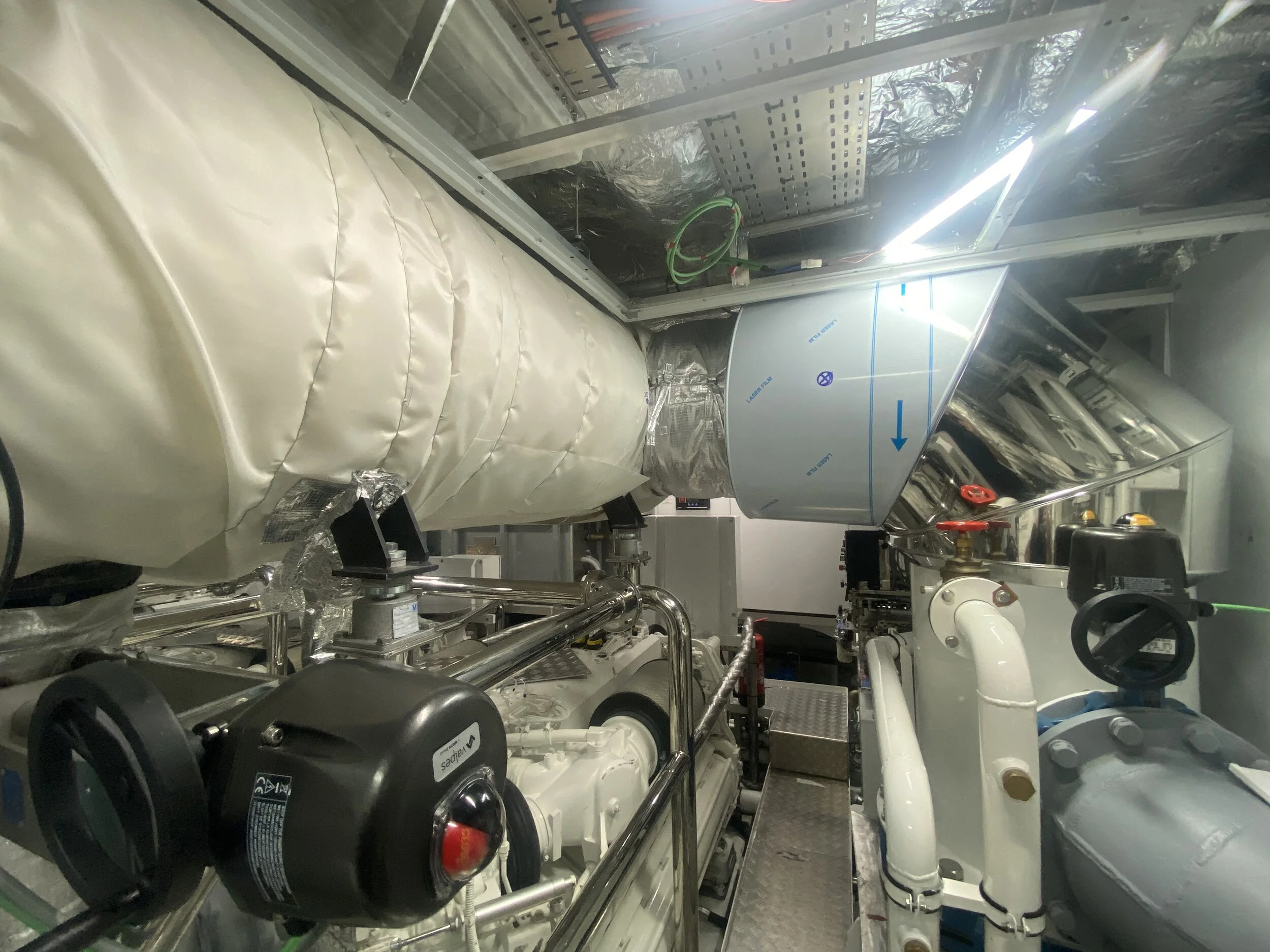 Heat suppression jackets installed on the muffler