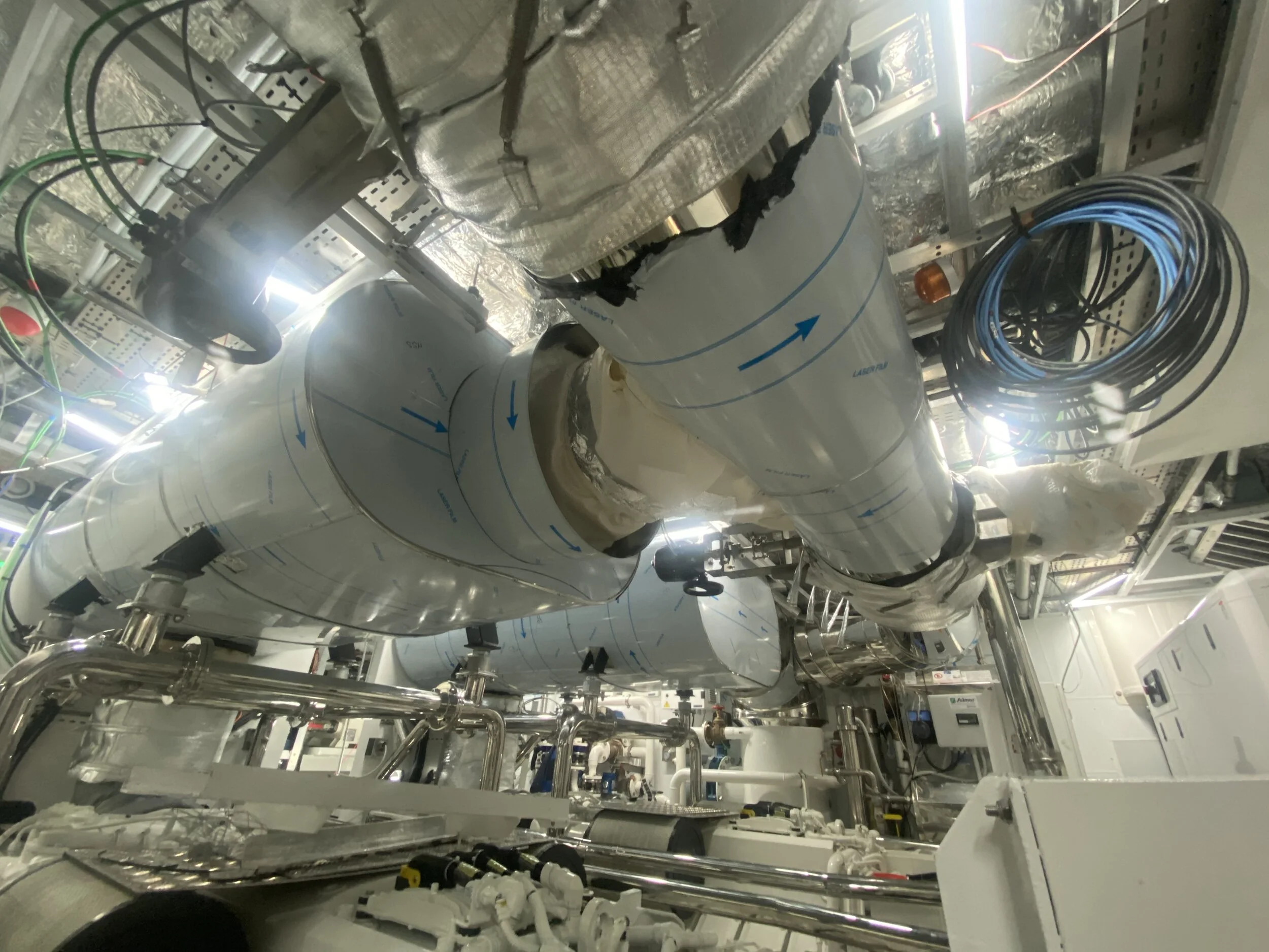 Heat suppression jackets to be installed on exhaust system