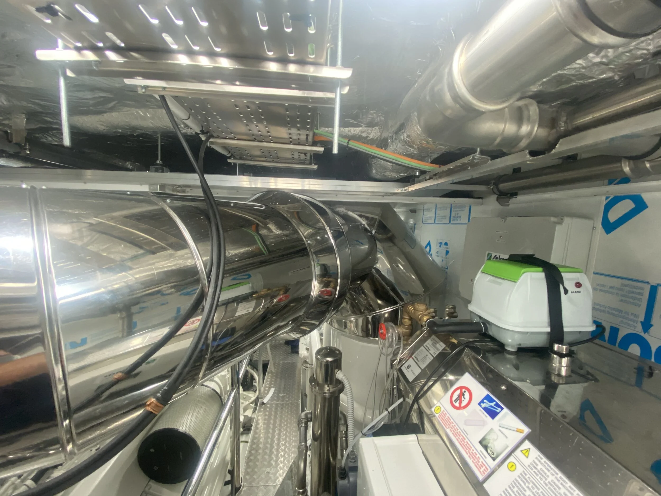 Completed main engine dry exhaust section