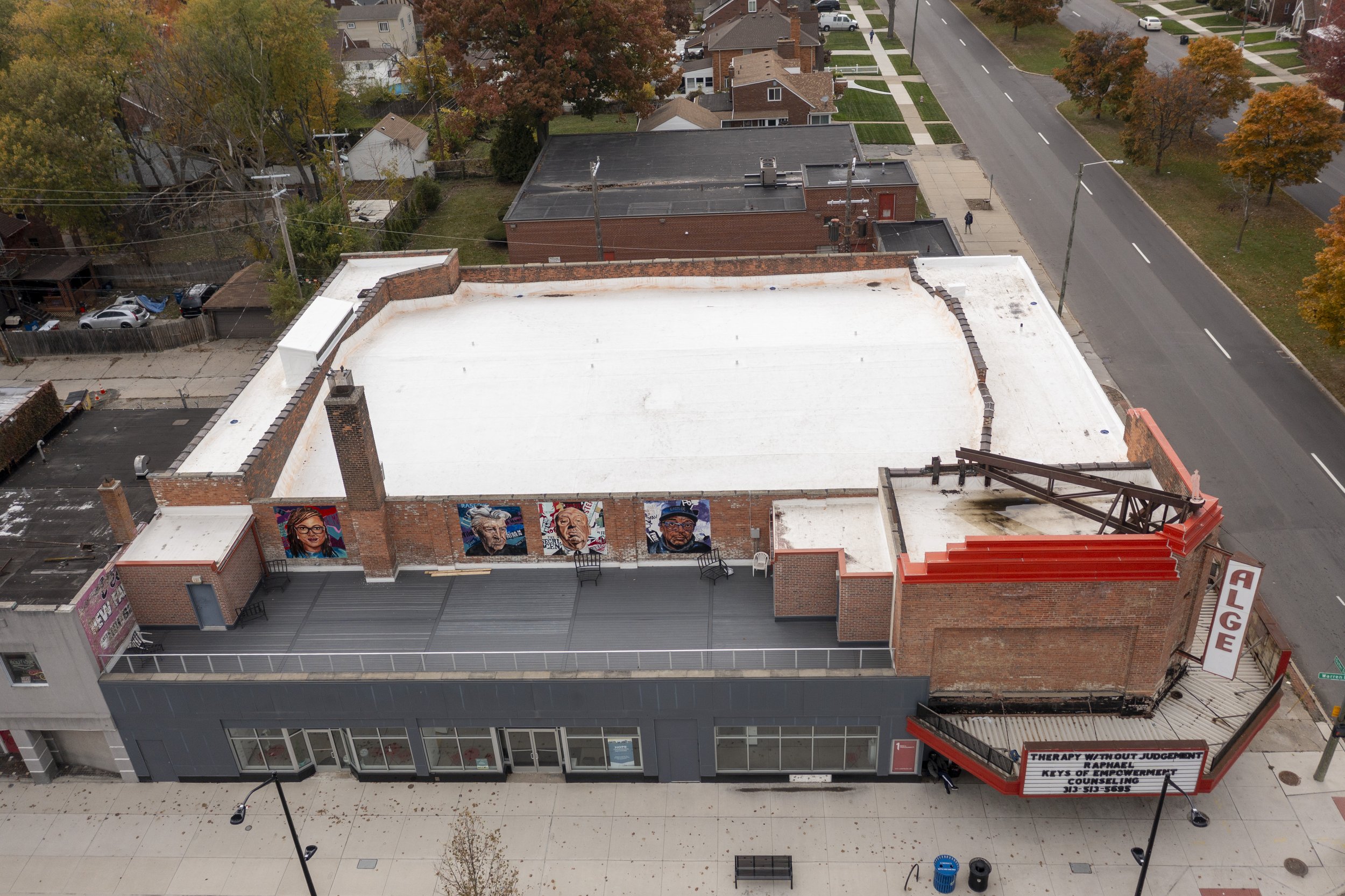 The Alger Theater’s Latest Momentous Achievement – A New Roof!