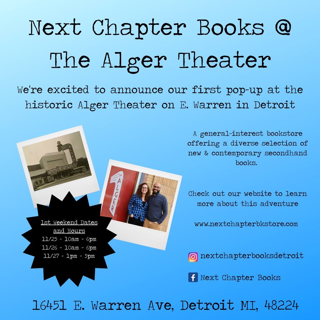 Detroit, Michigan - Next Chapter Books, a pop-up bookstore set up