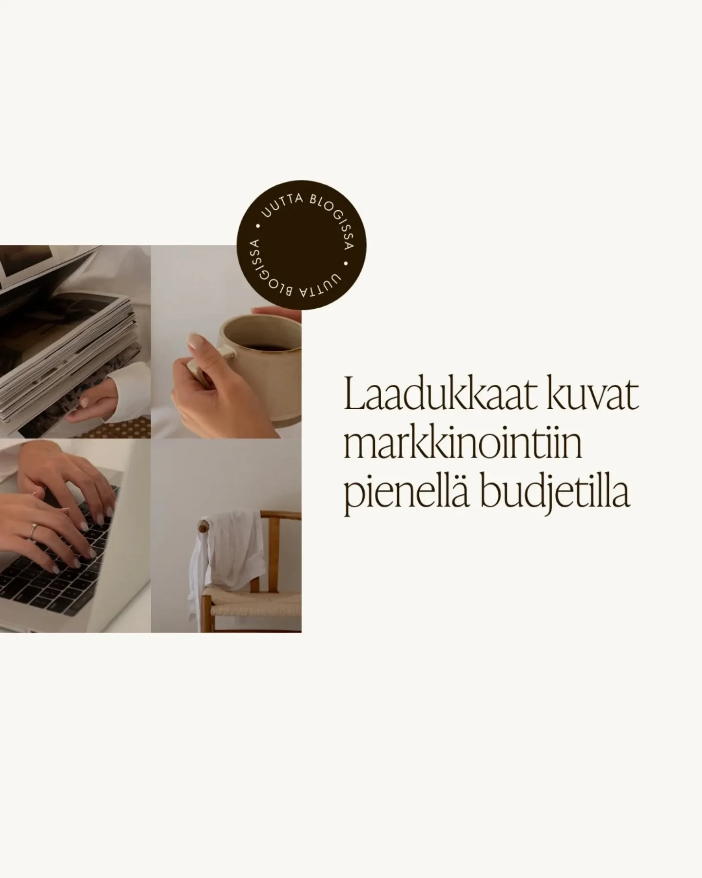 Jokainen yritys tarvitsee k&auml;ytt&ouml;&ouml;ns&auml; laadukkaita kuvia ja markkinoinnin lis&auml;&auml;ntyess&auml; tuo tarve vain kasvaa ja kasvaa. Uniikit br&auml;ndikuvat ovat tietysti tavoiteltava asia, mutta erityisesti aloitteleville yrityk