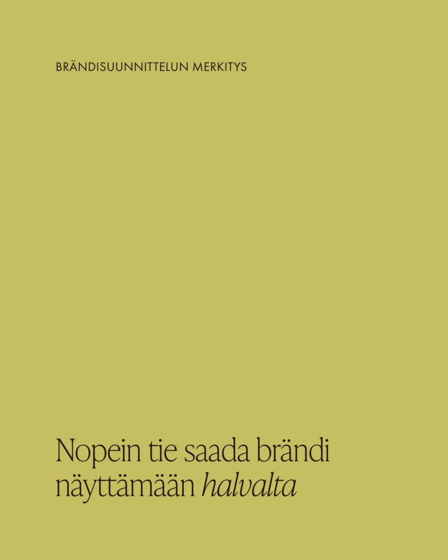 N&auml;it&auml; asioita eiv&auml;t asiakkaasi sinulle kerro, mutta he huomaavat ne jopa muutamissa sekunneissa.👀

Ep&auml;sopivat fontit, riemunkirjava v&auml;ripaletti ja logo joka n&auml;ytt&auml;&auml;..noh..kotikutoiselta. N&auml;m&auml; ovat yk