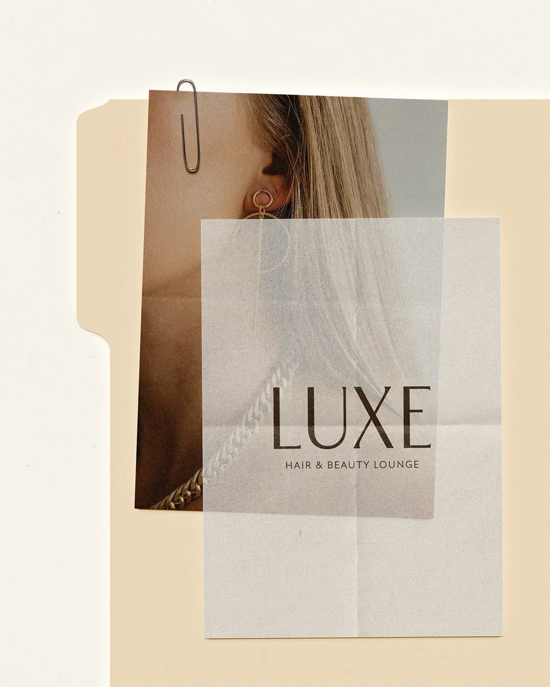 Luxe kampaamon logo