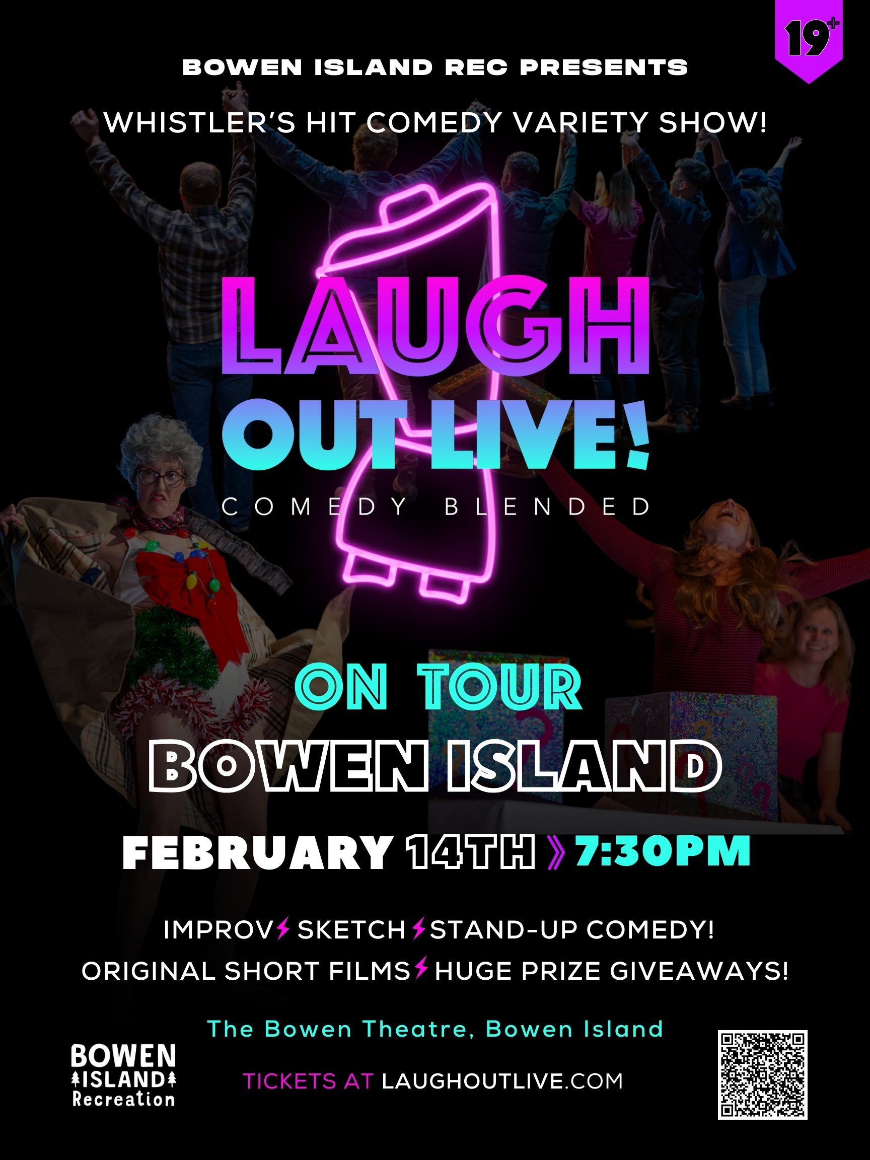  LAUGH OUT LIVE: THE MARQUEE VARIETY SHOW (AGES 19+)