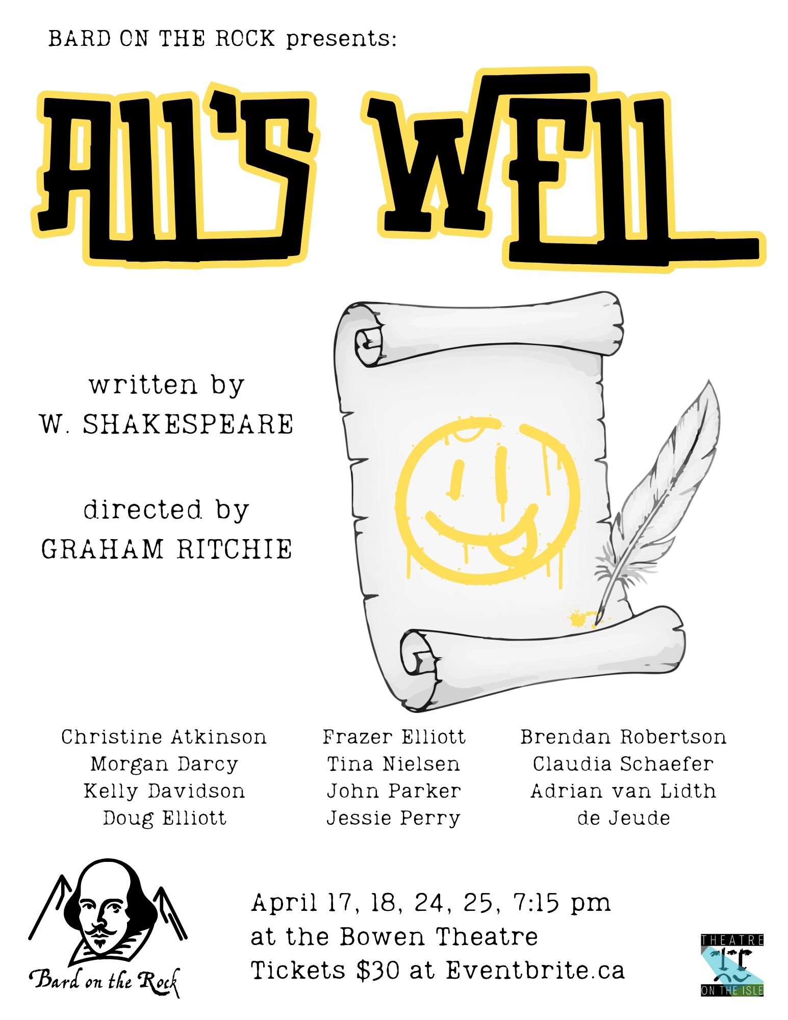 Bard On The Rock's All's Well That Ends Well 