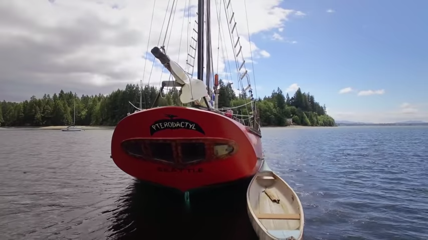 Artist Builds SAILBOAT from CONCRETE, The Pterodactyl, a Gaff Rig ...