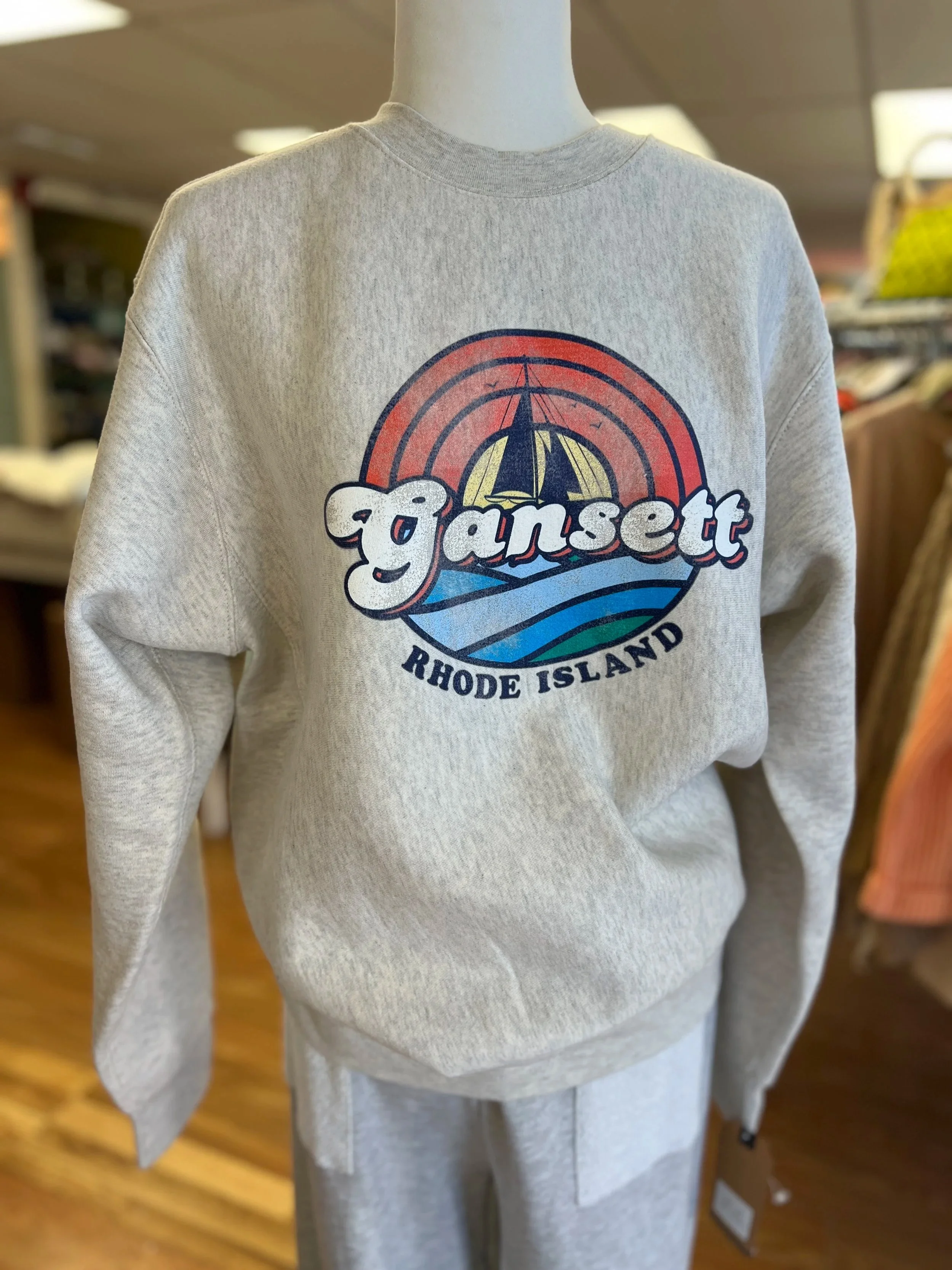 Gansett Rainbow Crewneck