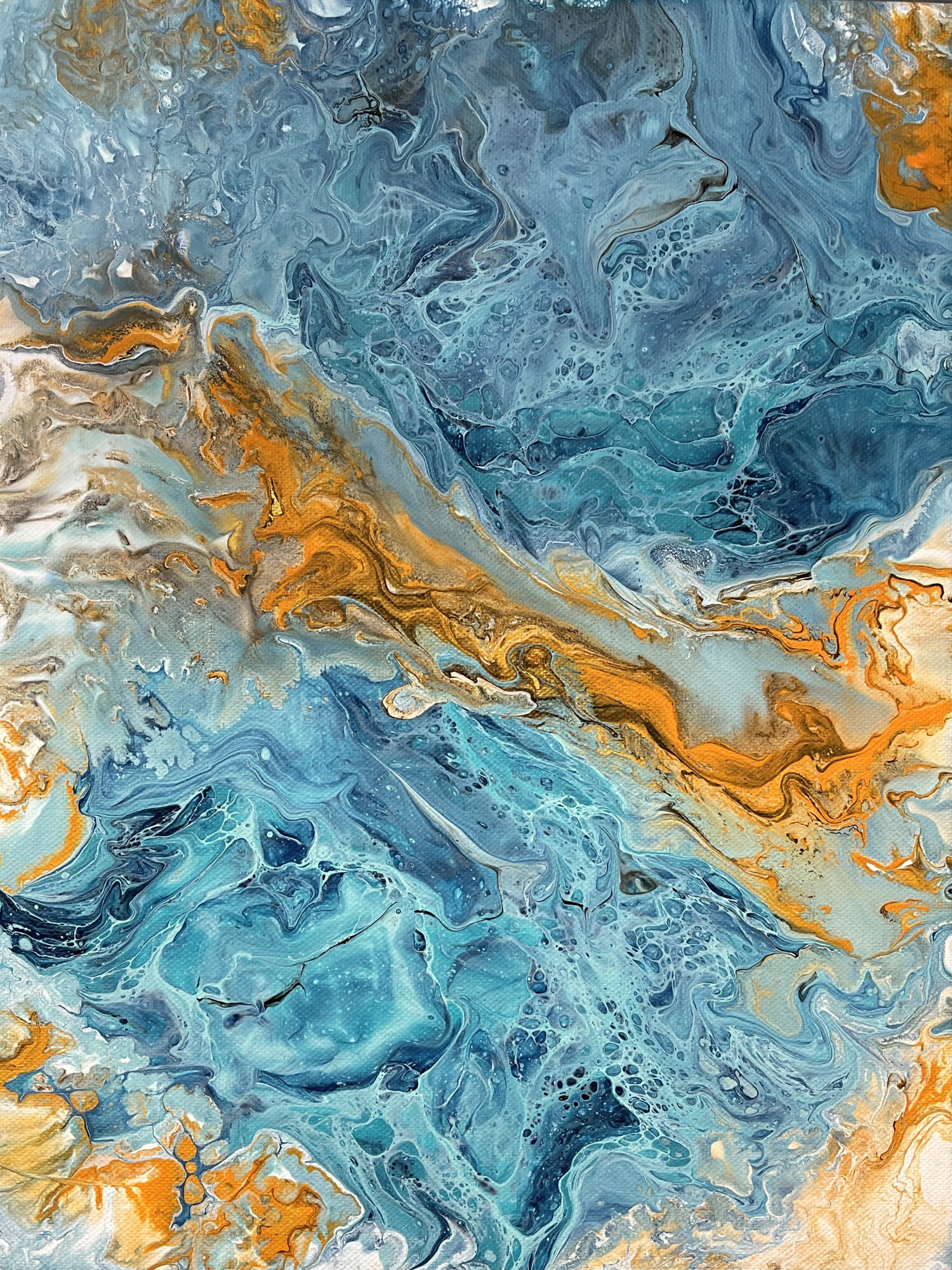 What is fluid art? - new abstracts from Jo Dounis — Allura Art online ...