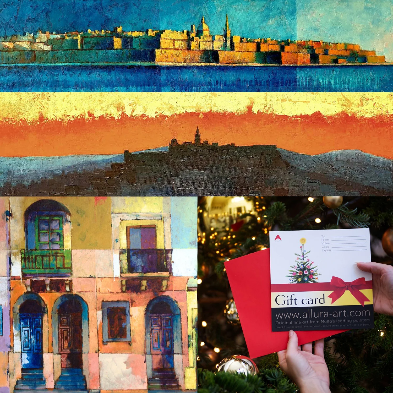 Christmas gift cards for original art