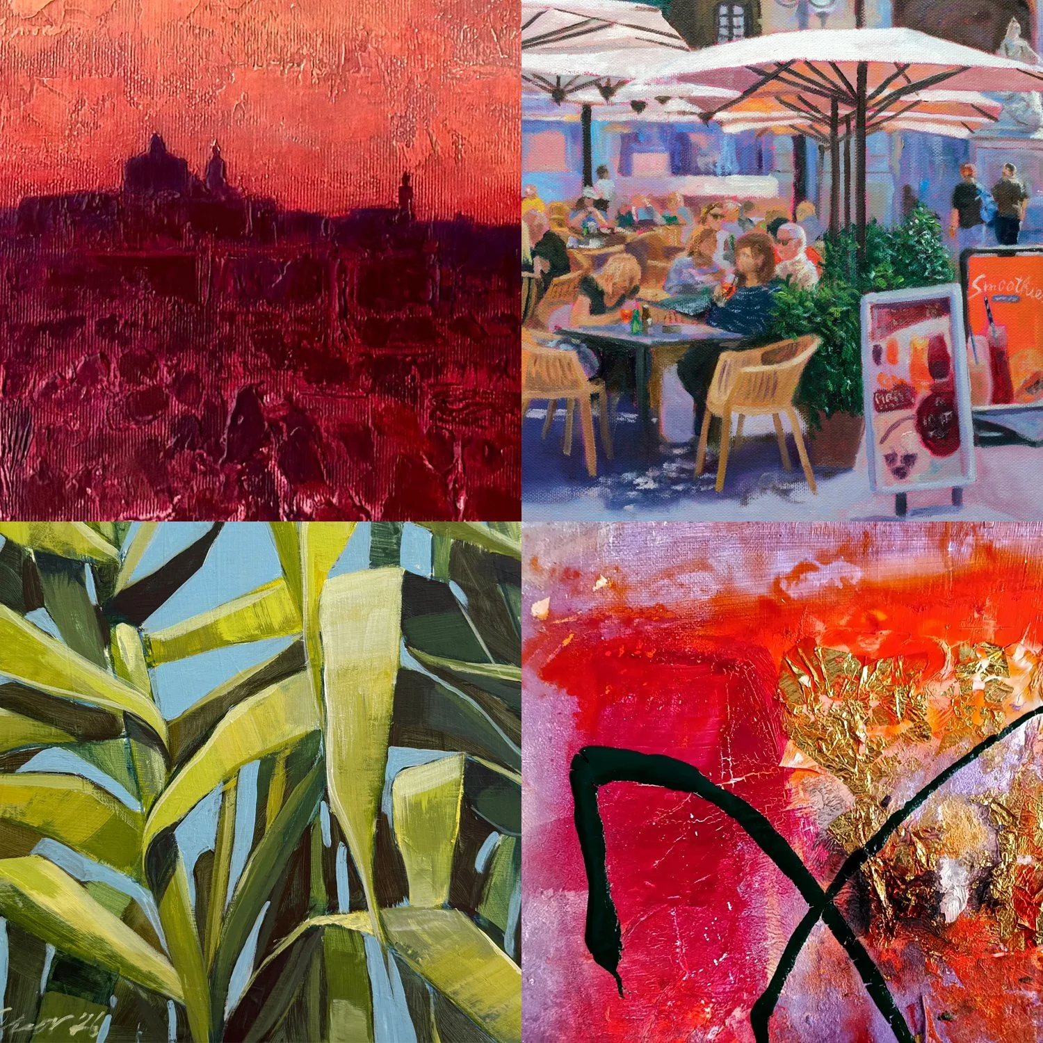 Fresh original paintings at studio prices