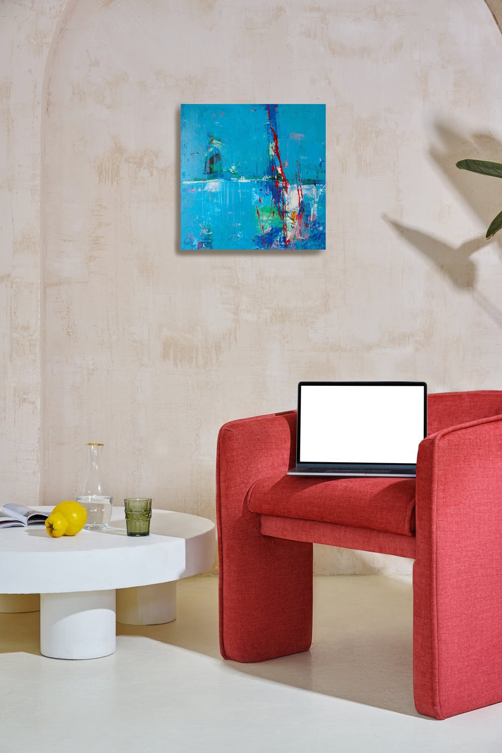 Bogdan Dyulgerov's Harmony of Silence on the wall in an interior