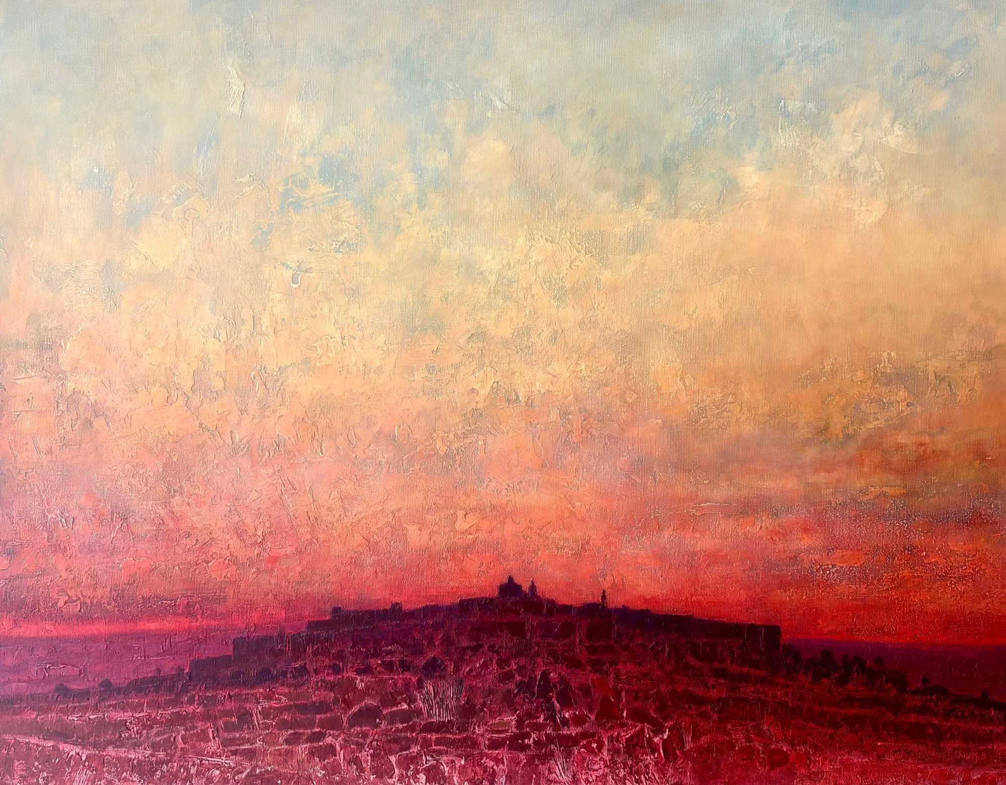 Dusk Over Mdina by Christopher Saliba