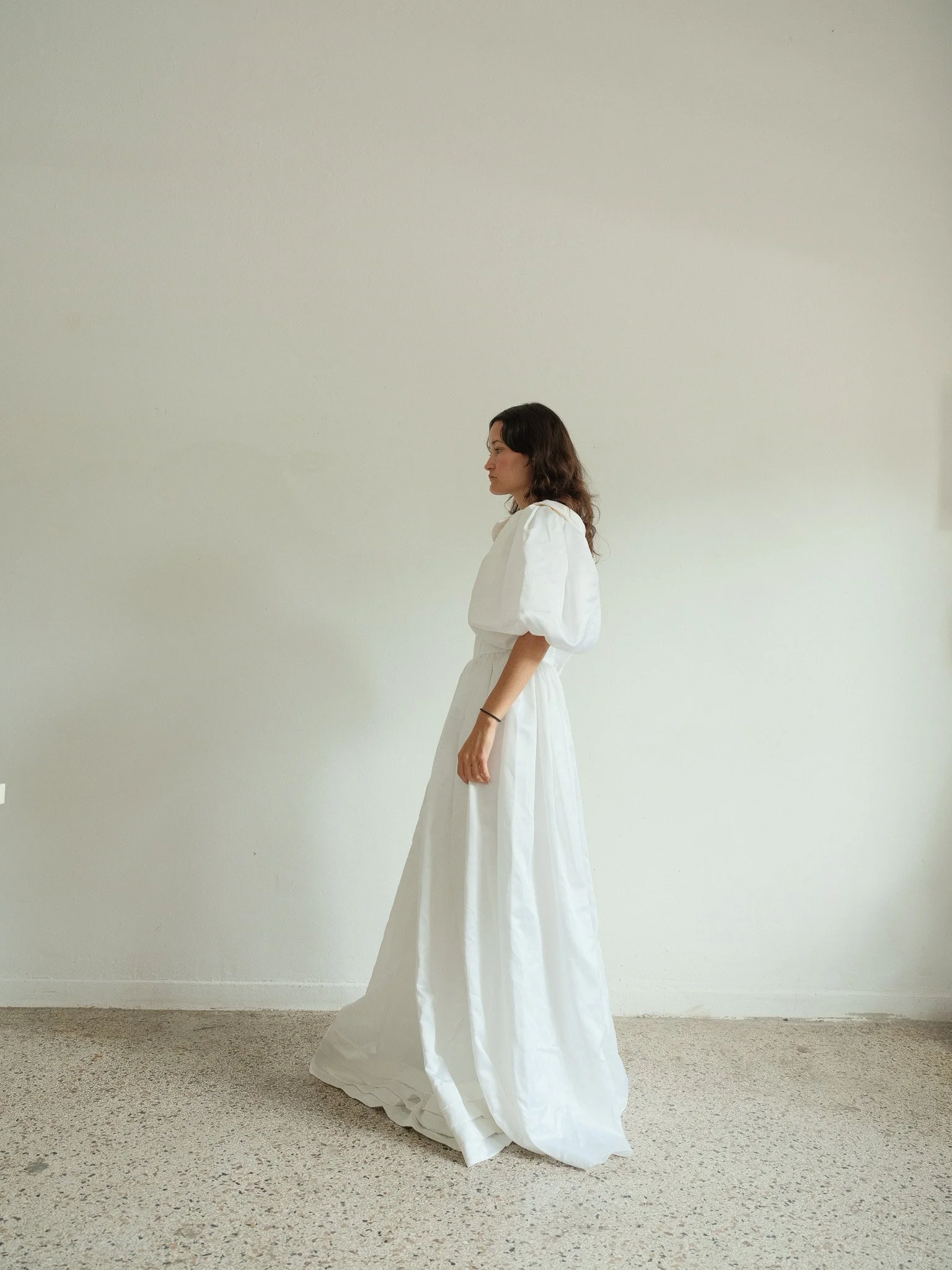 Meringue Puff Sleeve Wedding Dress XS/S/36 Huge puff sleeve