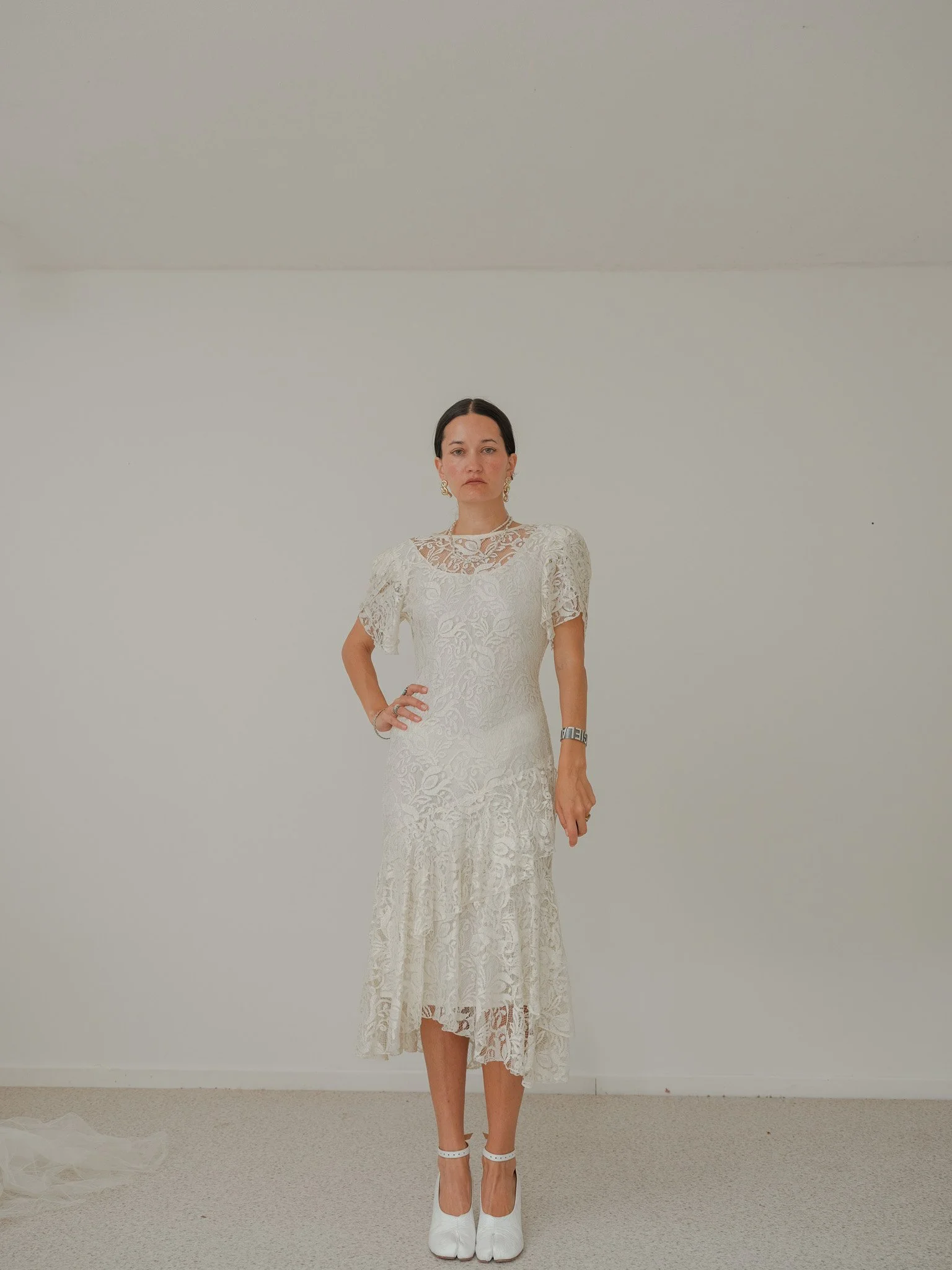 sachin and babi light blue dress Demure Tied Maxi Dress