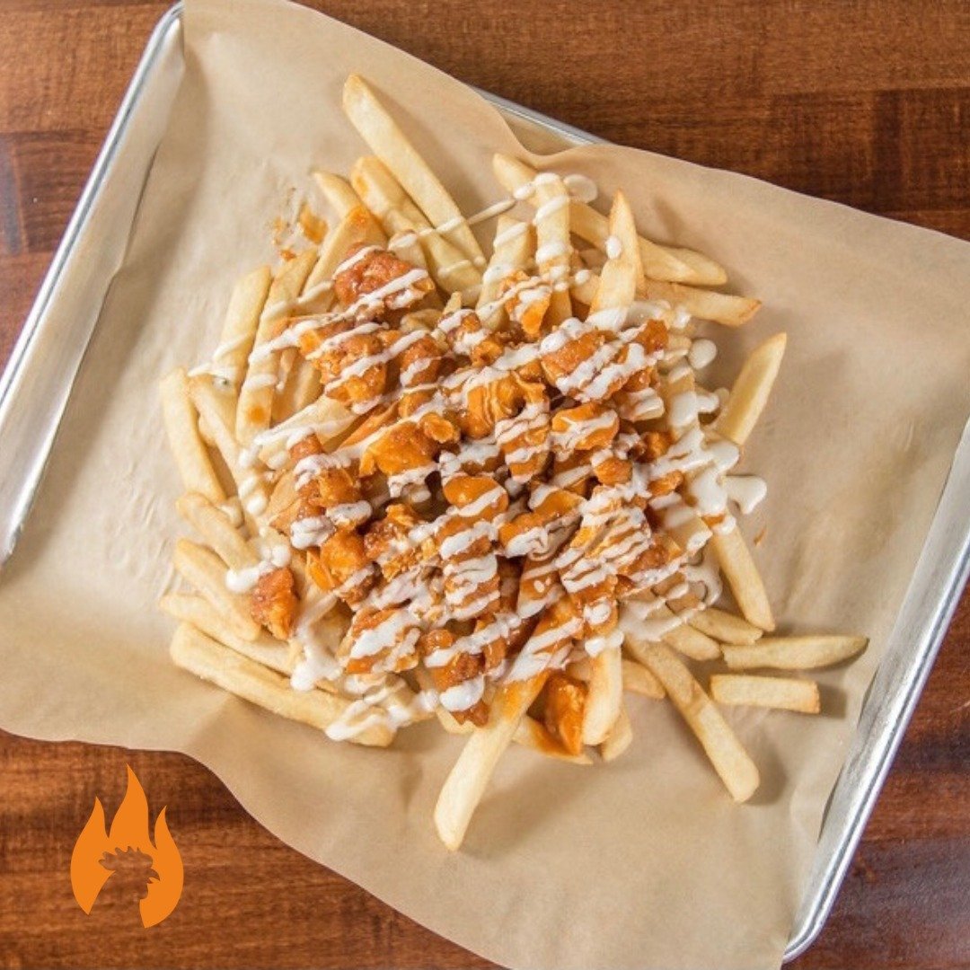 Happy FRY-DAY! Grab an order of our loaded buffalo fries to kick off a great weekend! #biddyschicken