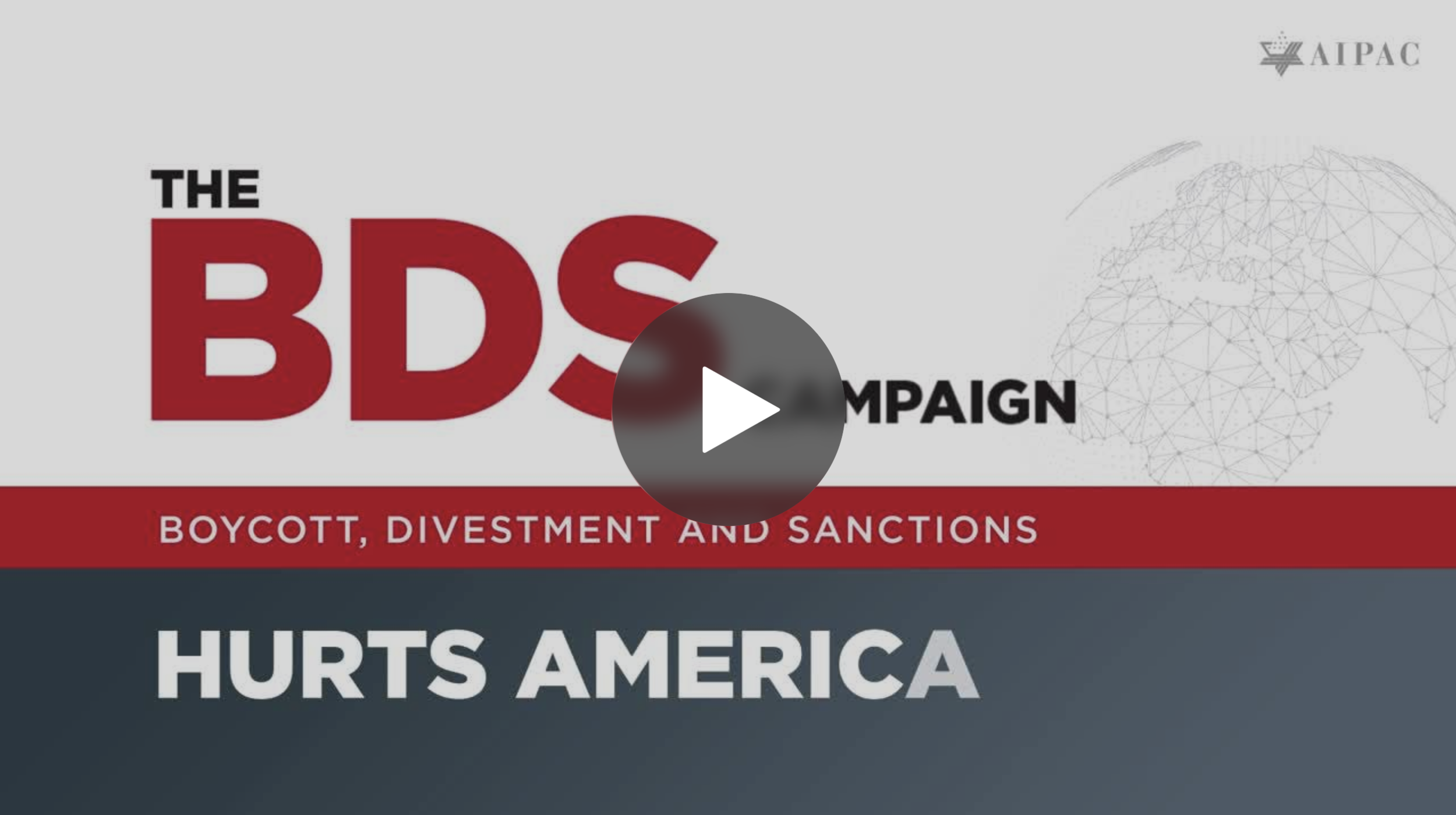 BDS Hurts America