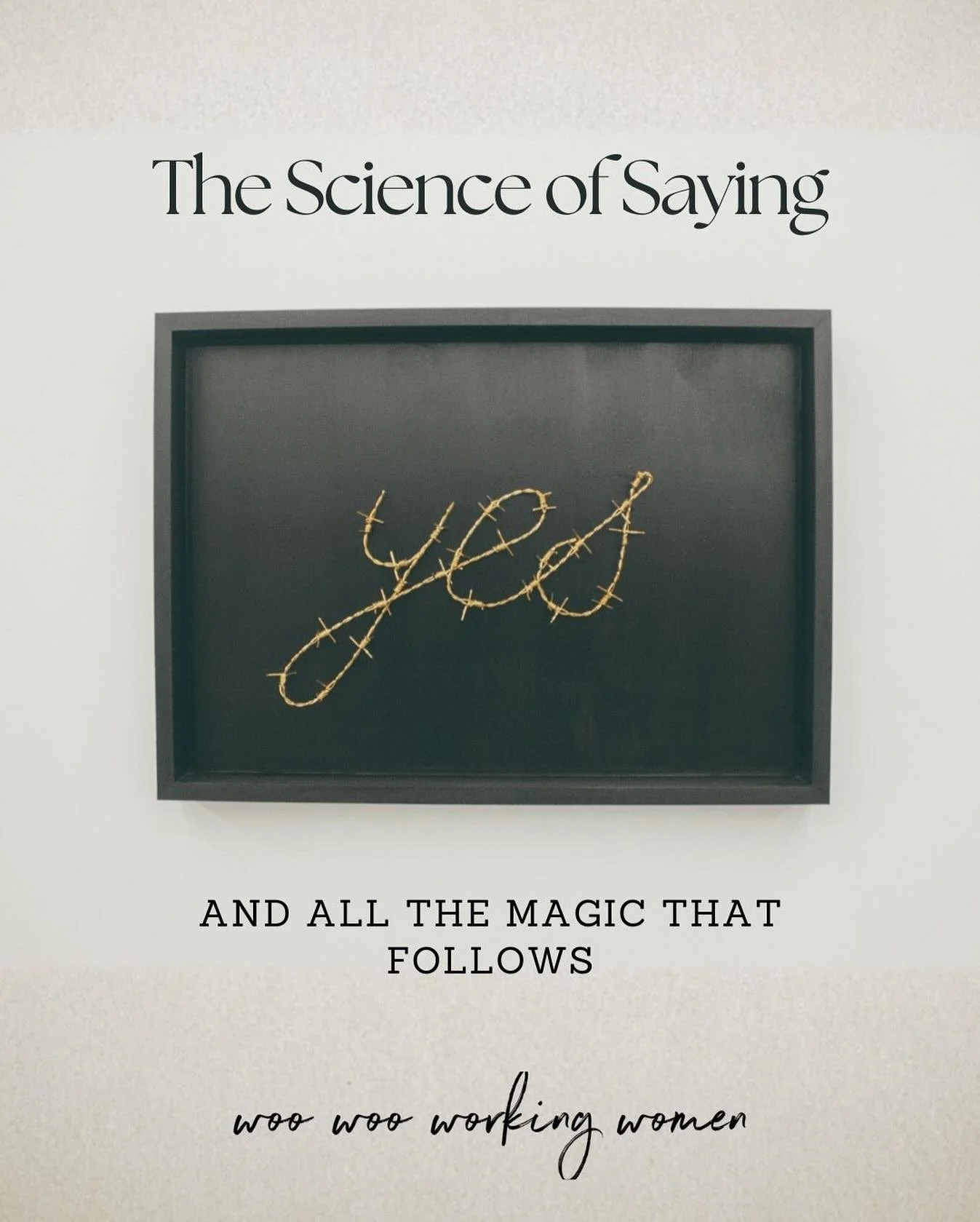 What if saying yes could actually rewire your brain?
⠀⠀⠀⠀⠀⠀⠀⠀⠀
Not the performative kind of yes that overbooks your calendar, but the cellular kind &mdash; the yes that vibrates through your entire nervous system and quietly tells the universe, I&rsq