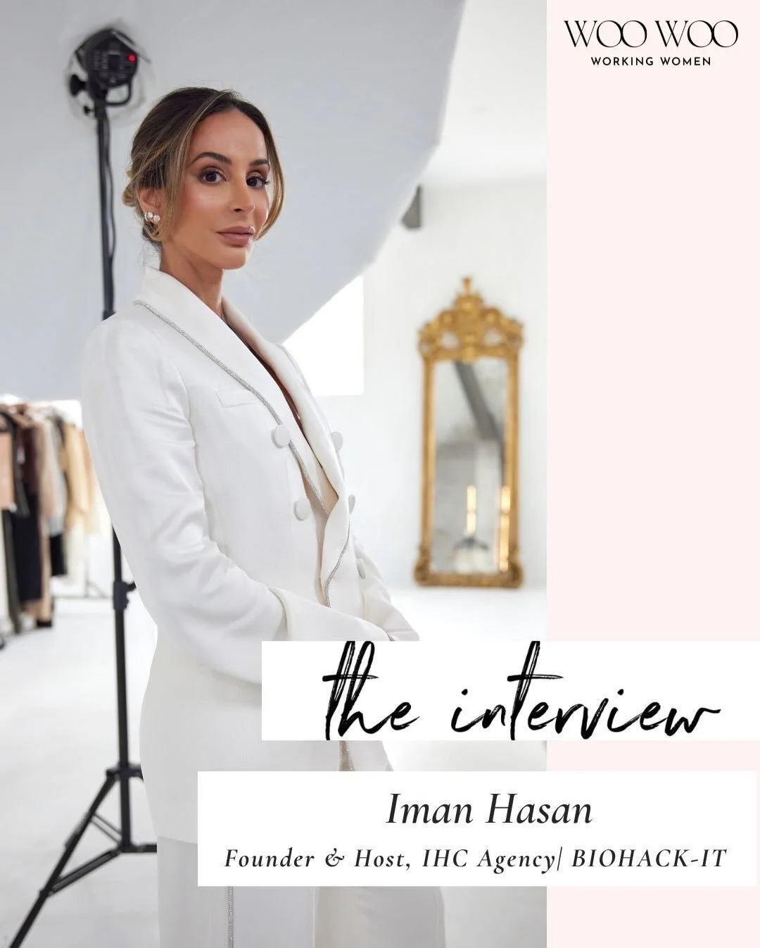 New year. New interview. One that will leave you supercharged with inspiration. 

Iman Hasan is a visionary founder and cultural connector whose work spans wellness, media, and global brand building. As the Founder and CEO of IHC Agency, she leads an