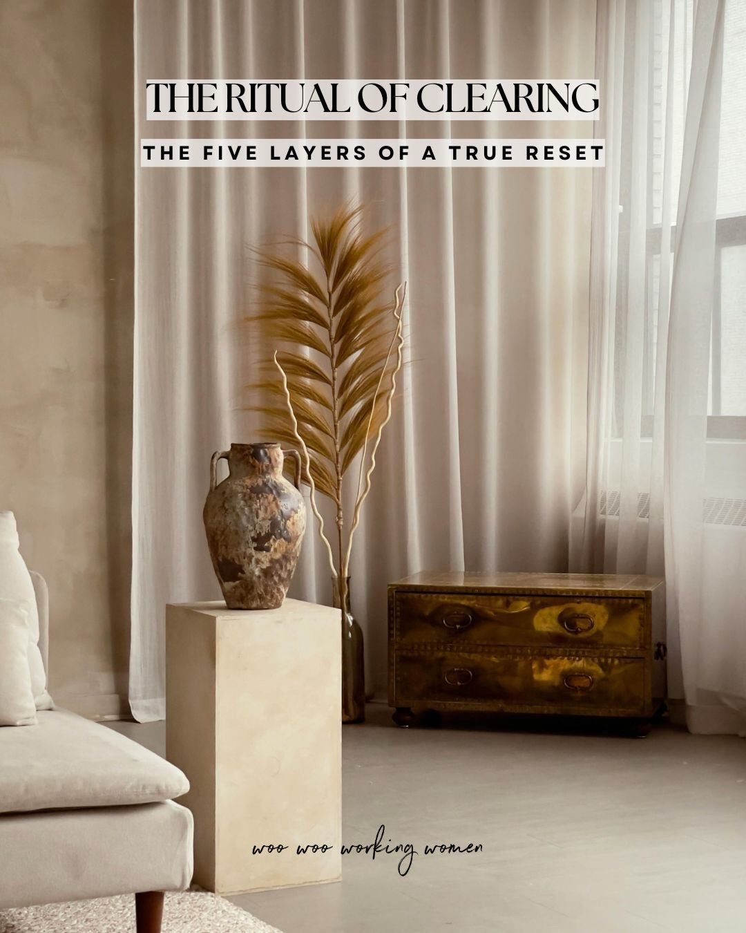 There&rsquo;s a very specific kind of feeling that arrives this time of year. Nothing is necessarily wrong, but everything feels a little&hellip; cluttered. Your home, your habits, your energy. As if life has been quietly collecting in the background