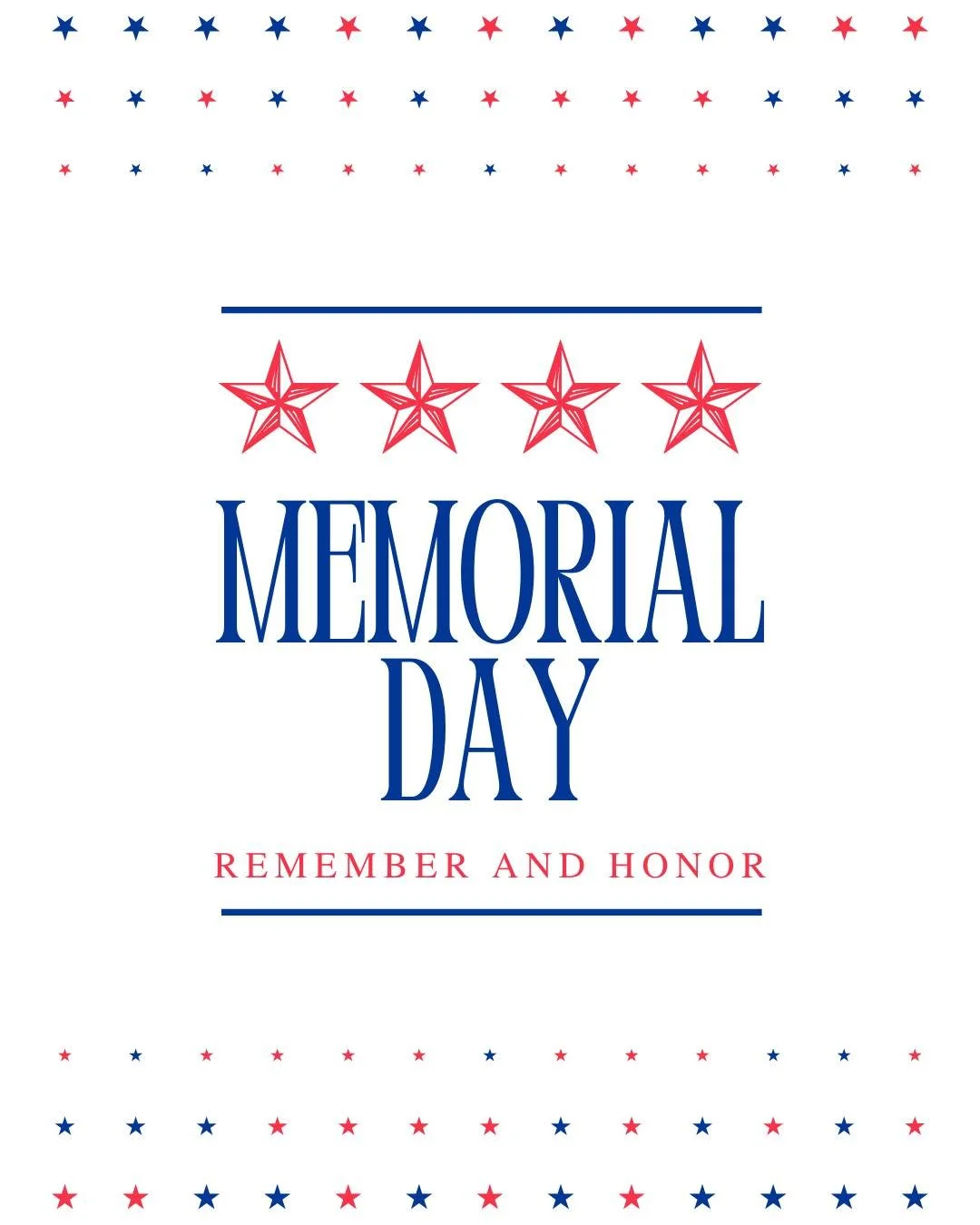 As we take time to honor and remember the brave men and women who made the ultimate sacrifice for our country, we also want to wish everyone a safe and meaningful Memorial Day.

Please note that Professional Touch Cleaning will be closed today so our