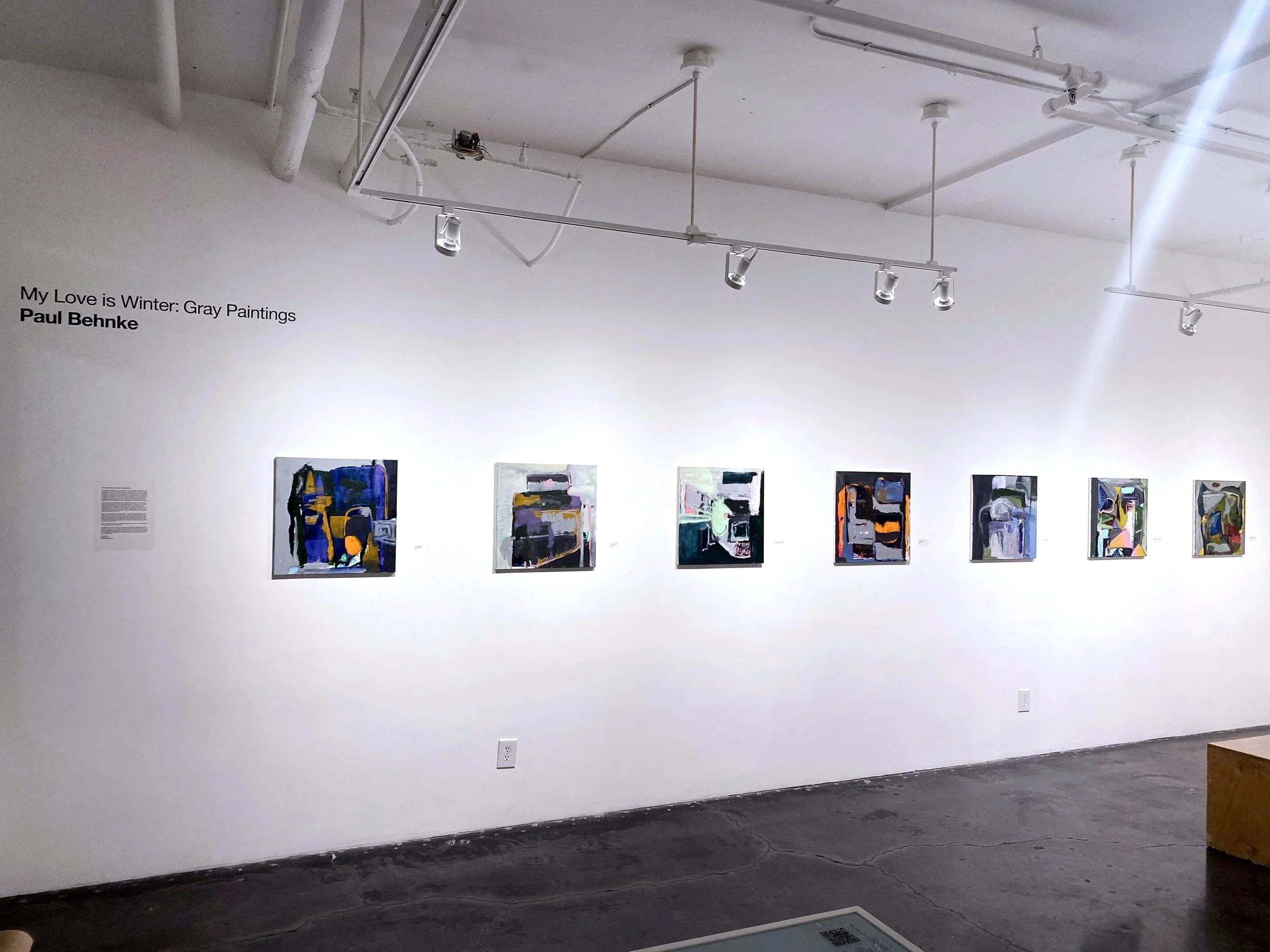 My Love is Winter: Gray Paintings | Paul Behnke, IGCA, Anchorage, AK