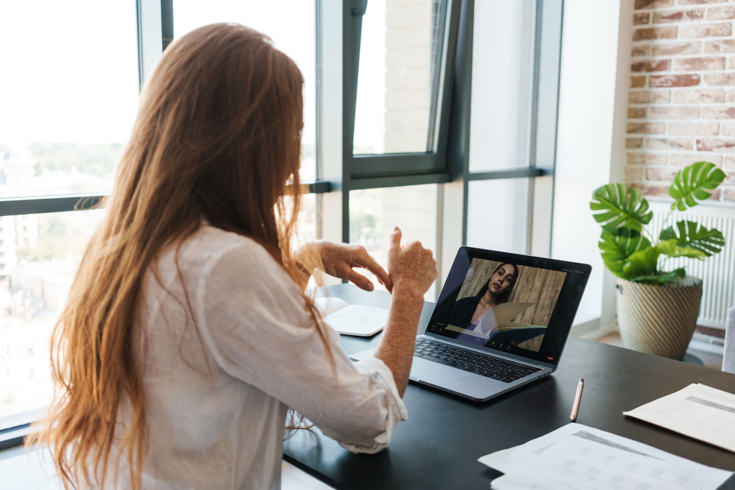 NYC personal assistant on zoom call