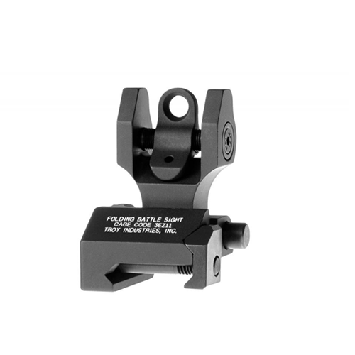 812699010709 Troy Folding Rear Battle Sight Black 
