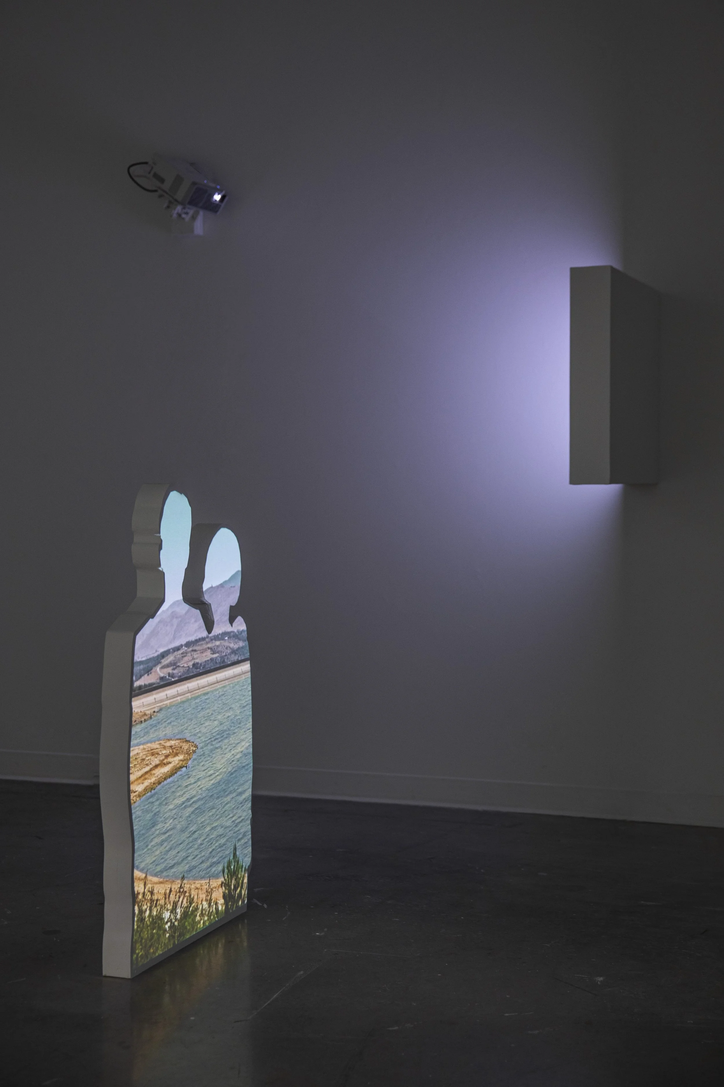 What If You Had Stayed (installation view)
mixed media animation, 2-channel projection, 2023