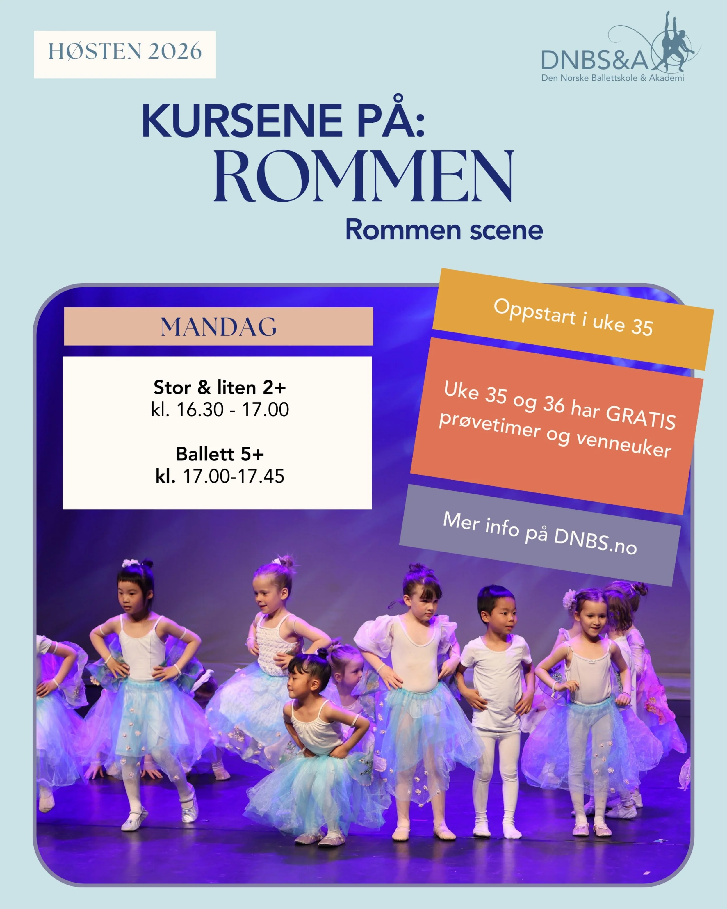 Dansekurs: Stor &amp; liten 2+