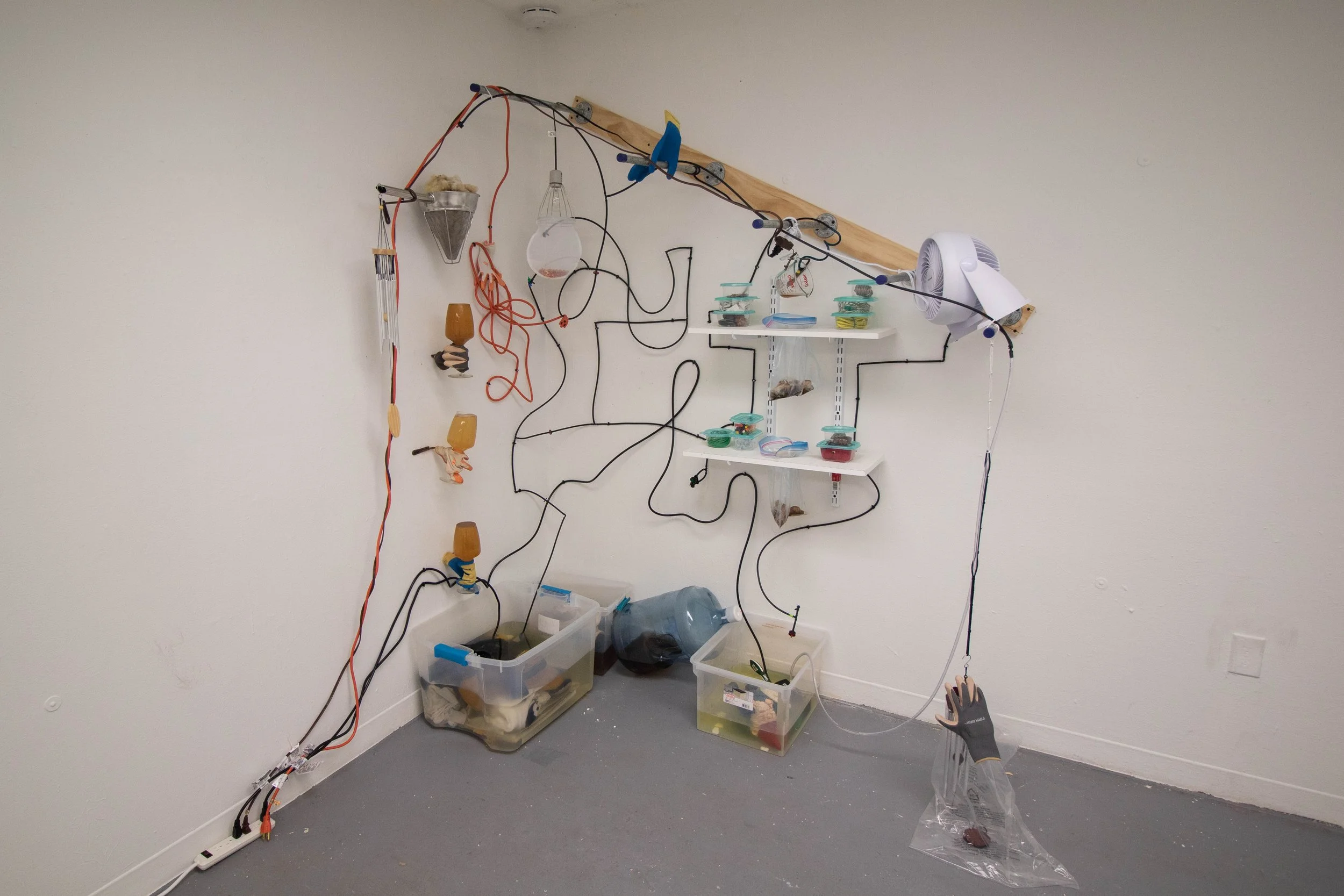 Home and Garden, 2023, mixed-media installation, scale variable