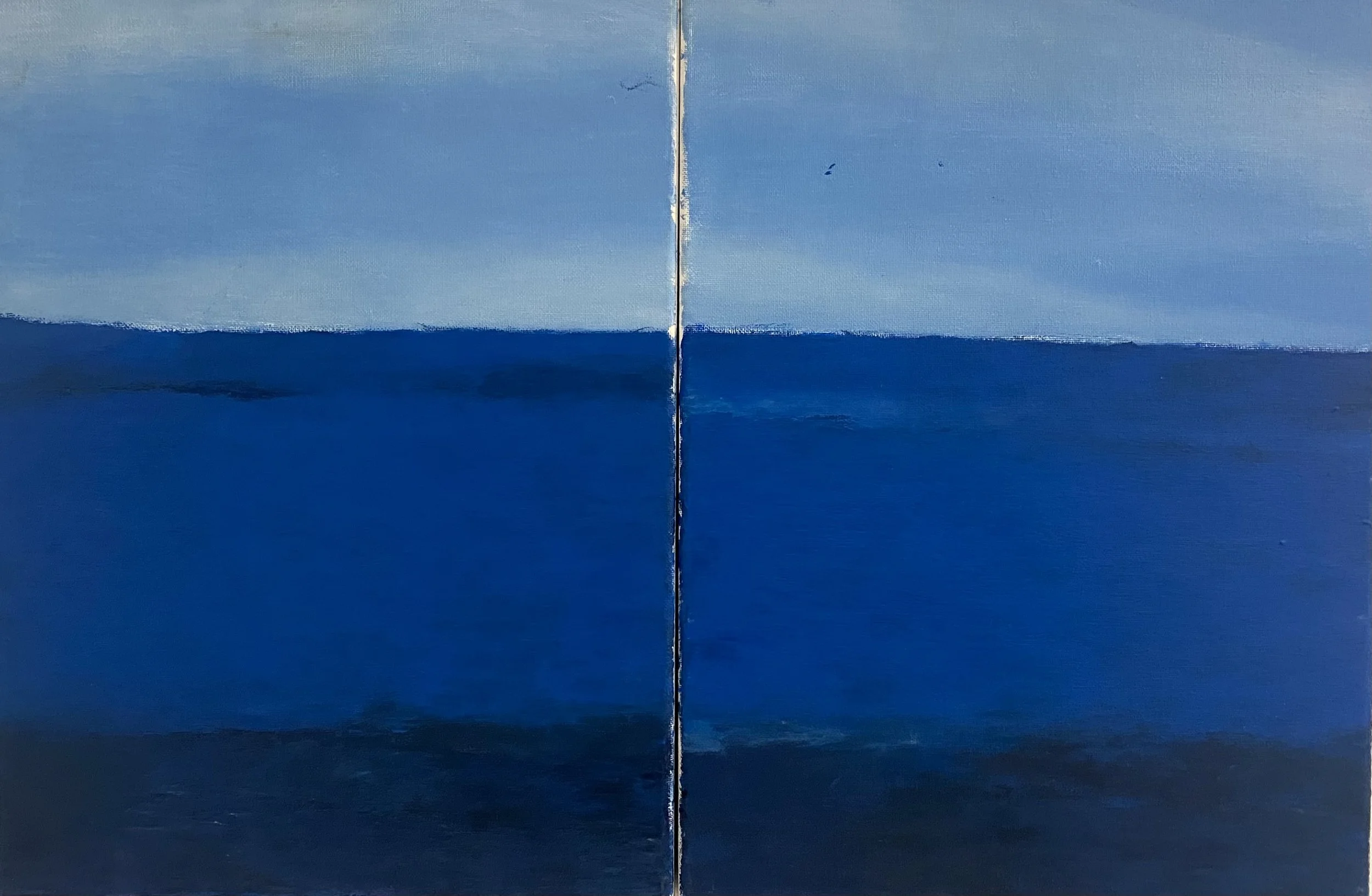 Temperature. 2024. Acrylic on canvas. 22 in. x 28 in