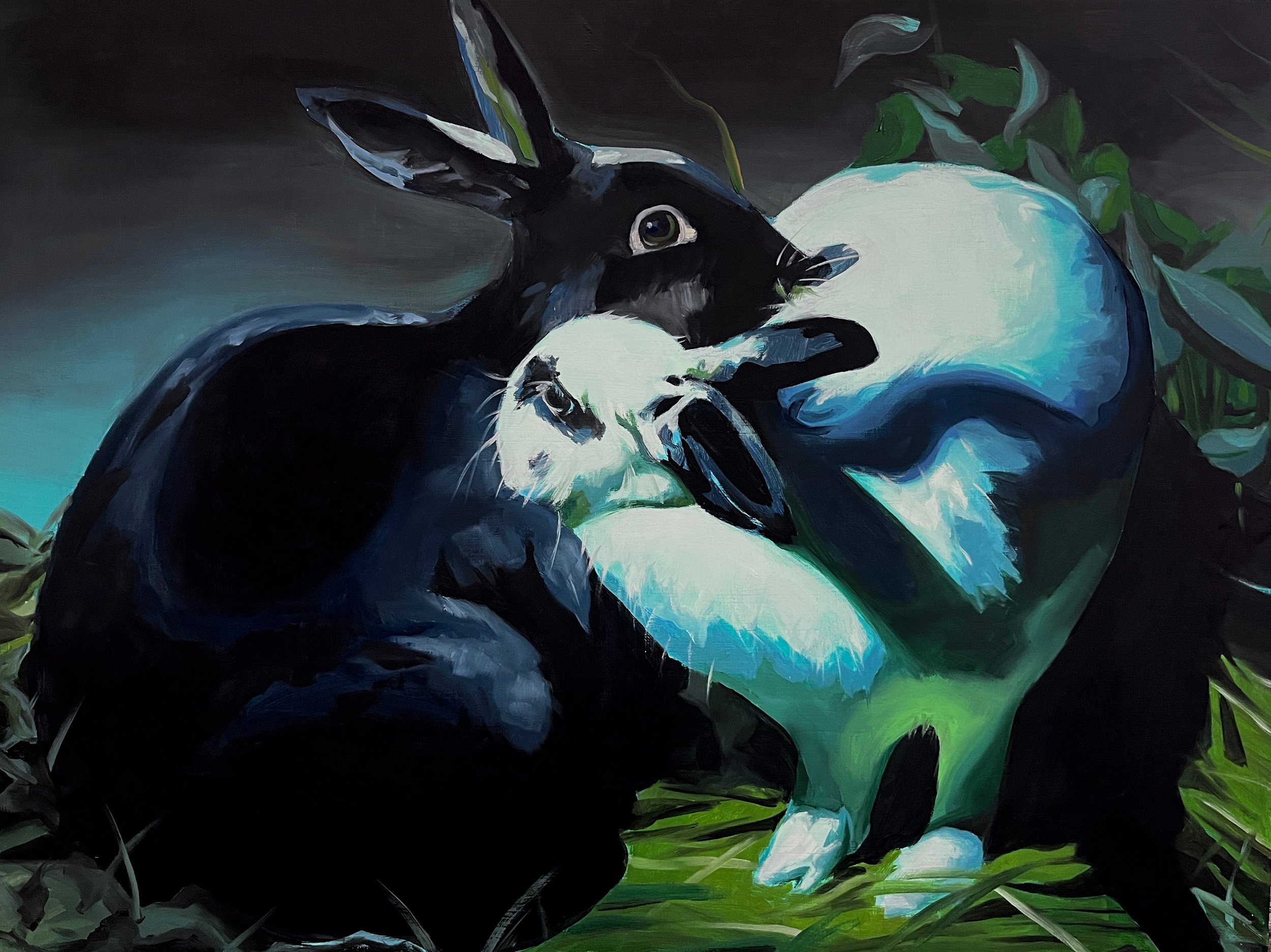 Eclipse, Oil on Panel, 18” x 24”, 2024