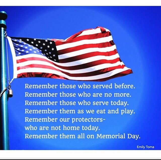 #happymemorialday Let's honor all the #heroes that have scarified themselves, and the ones still fighting for our freedom, for our health, for our lives...Thank You!