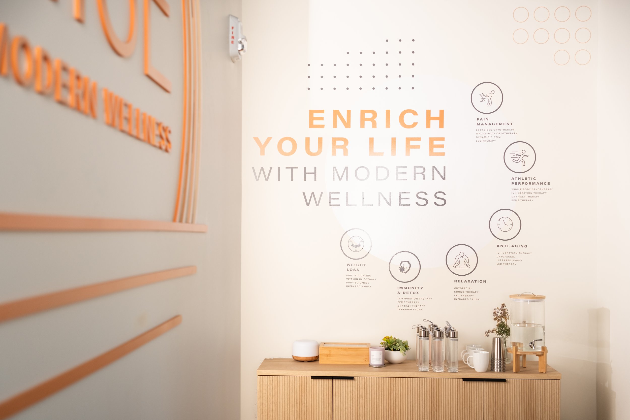 RISE Modern Wellness / Brand Identity & Photography