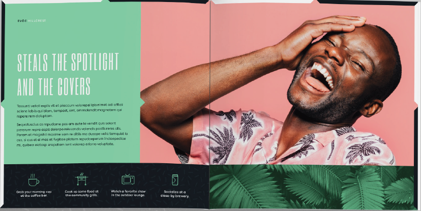 Steals the spotlight and the covers