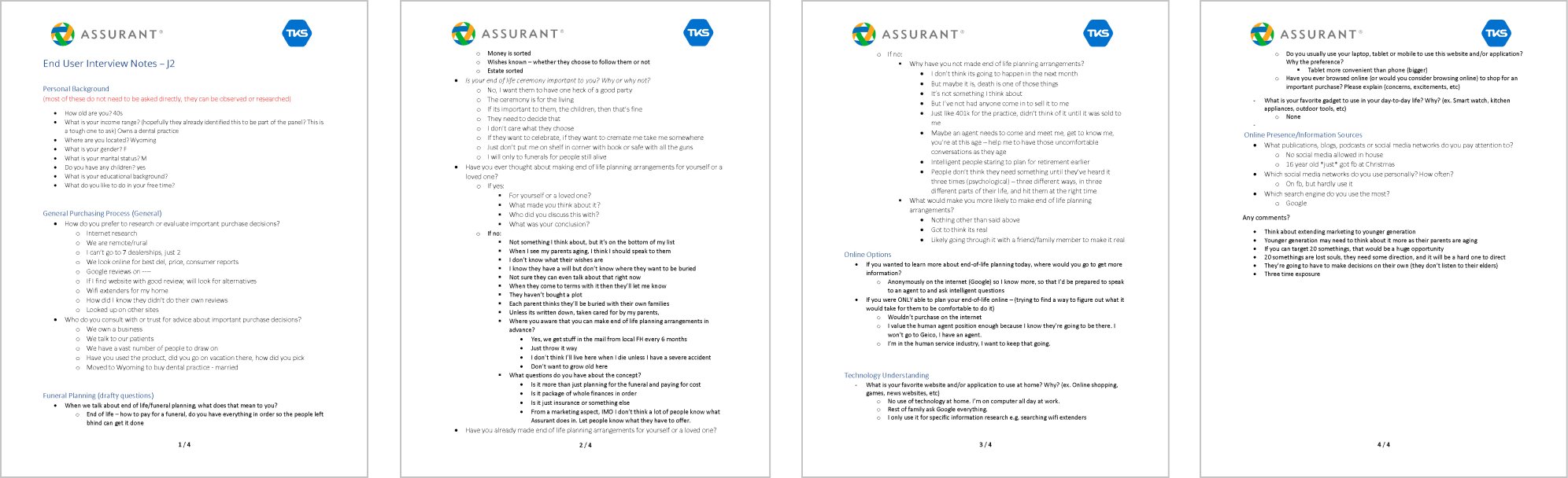 Consumer interview questions