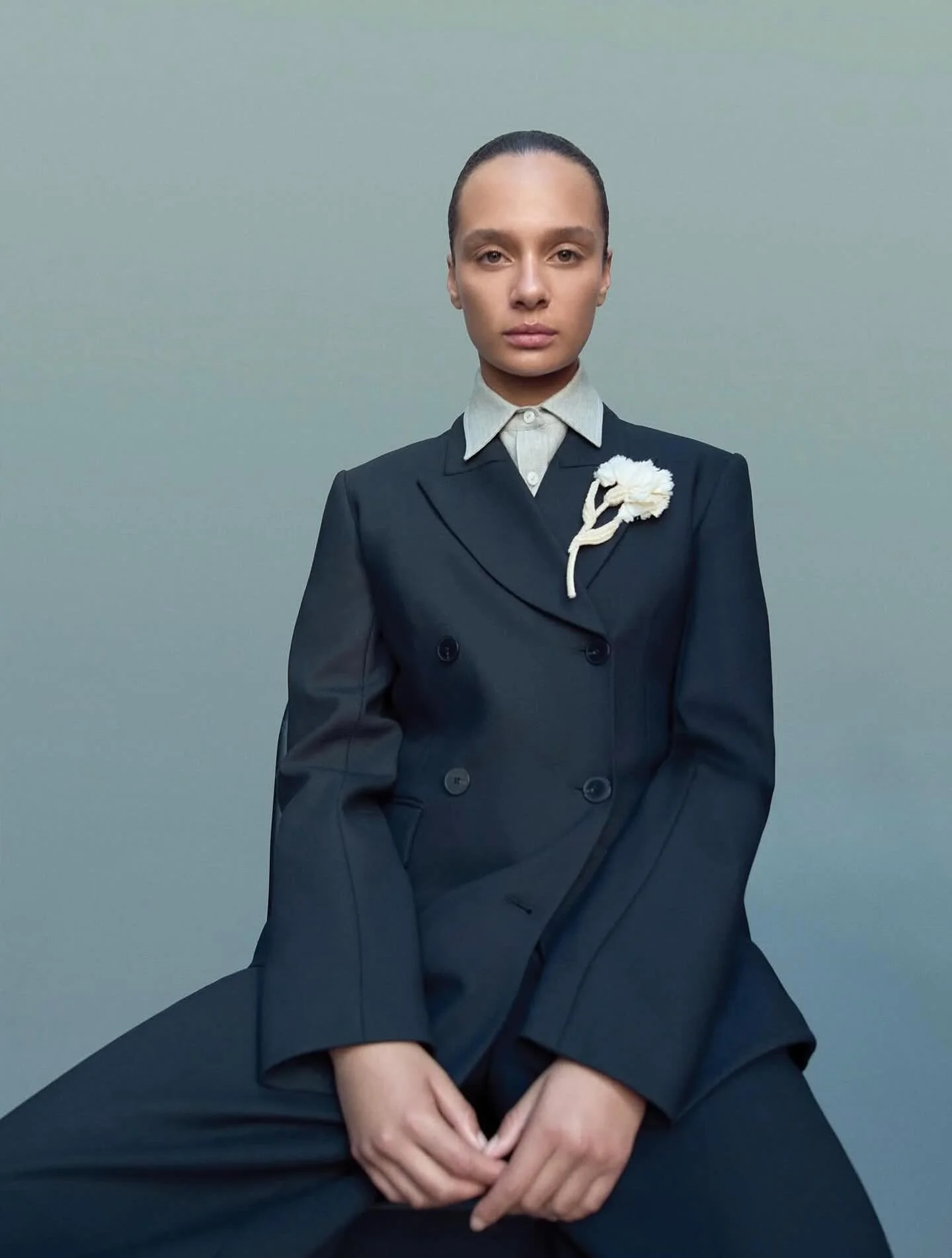 @heirlome Carolyn blazer &amp; trouser styled by @christina_holevas through the lens of @tomkellyslack for @fredericmagazine