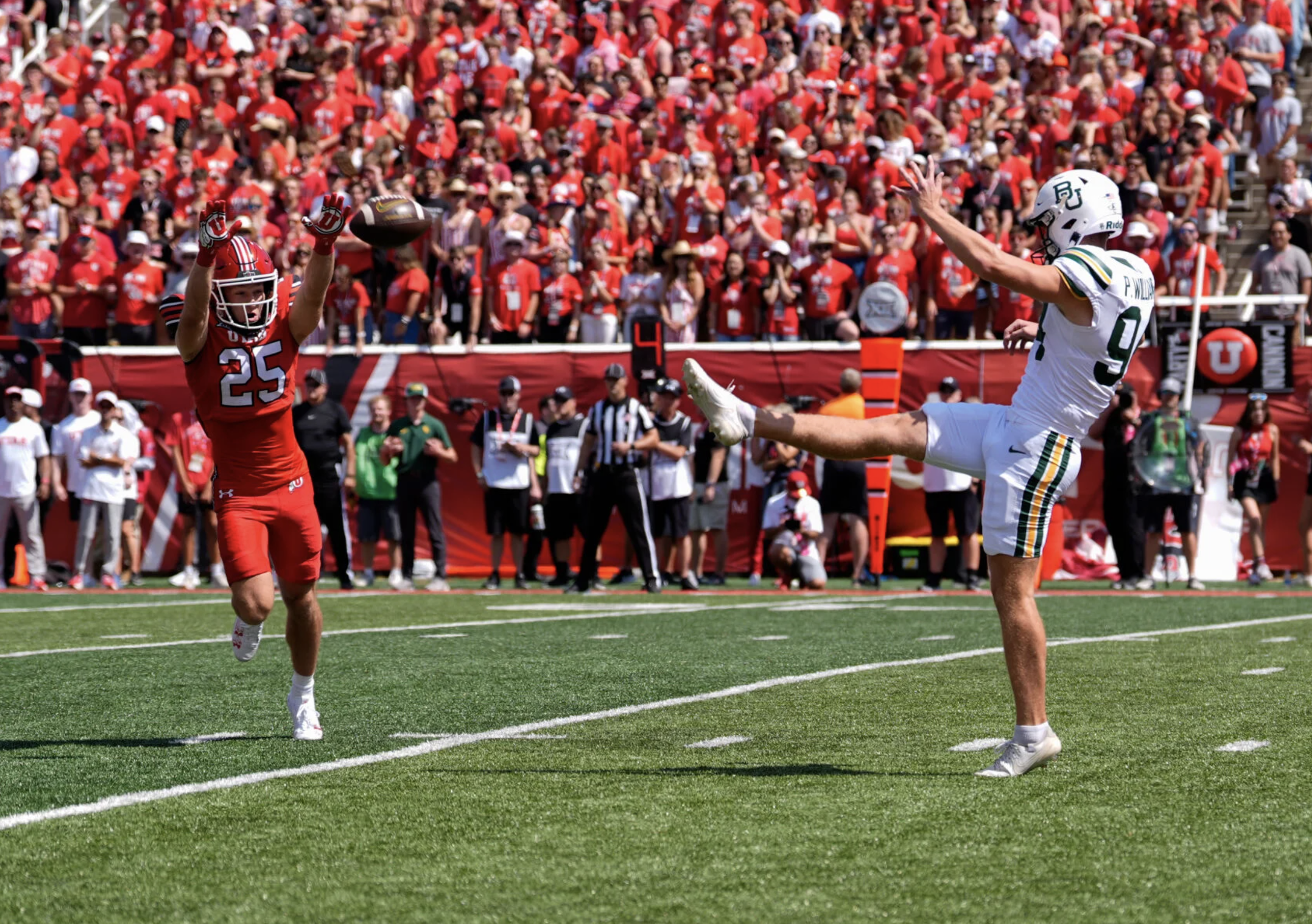 Baylor's Palmer Williams is an athlete who just happens to punt
