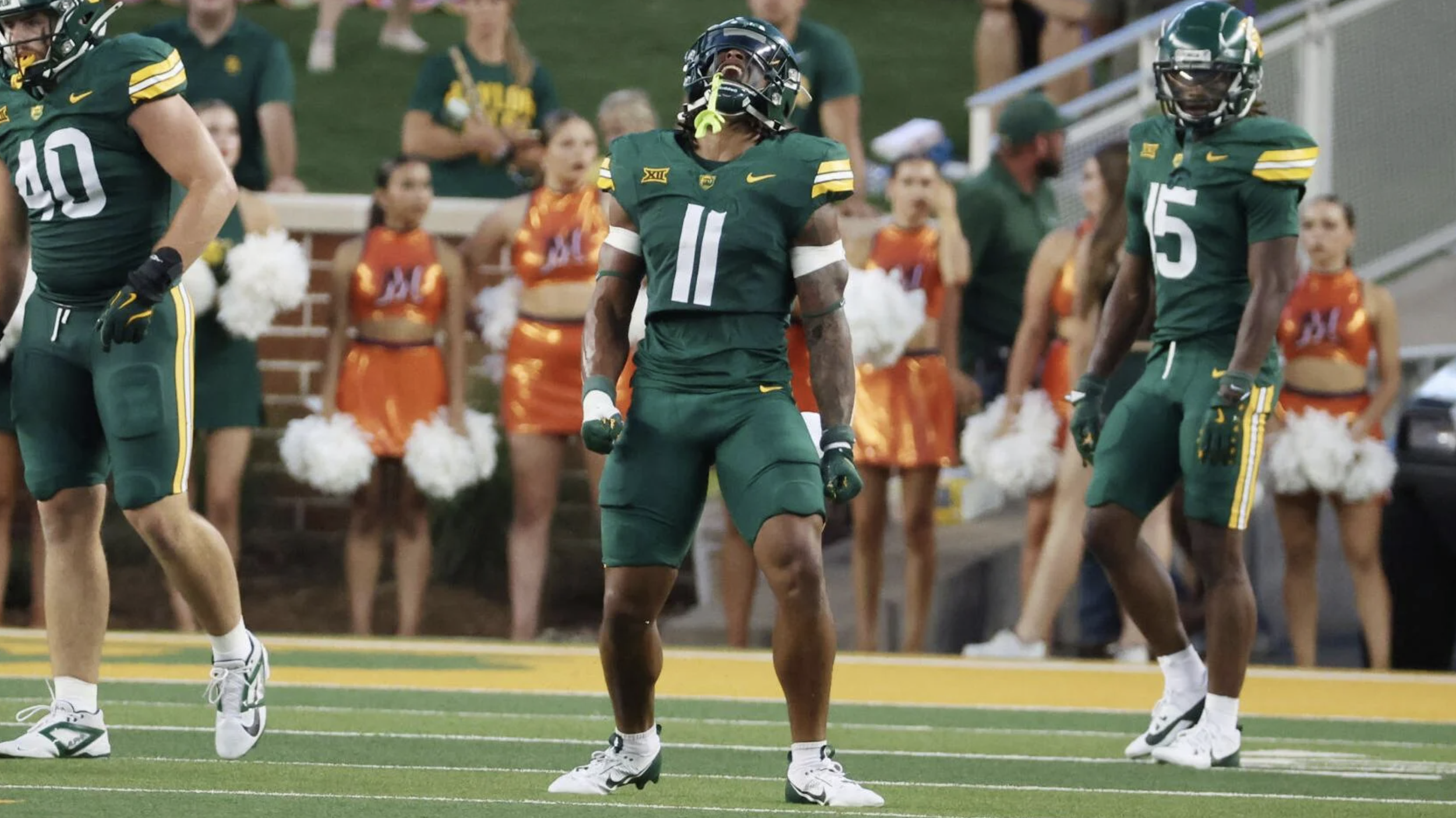 Jaguar mentality: Favorite animal of Baylor's Keaton Thomas mirrors his own tenacity