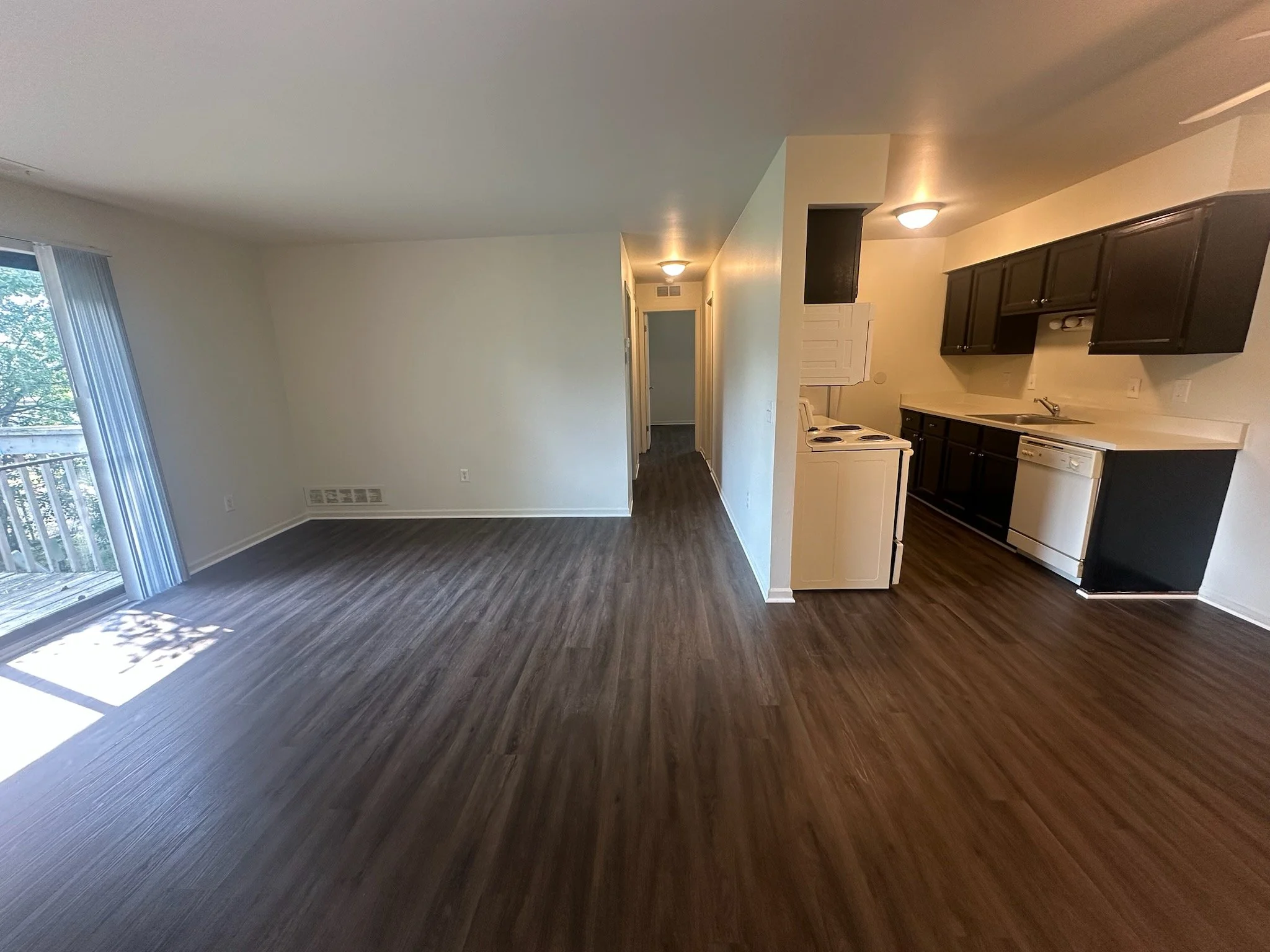 Platinum Grand Spacious Living Room with Upgraded LVP Hard Wood Flooring