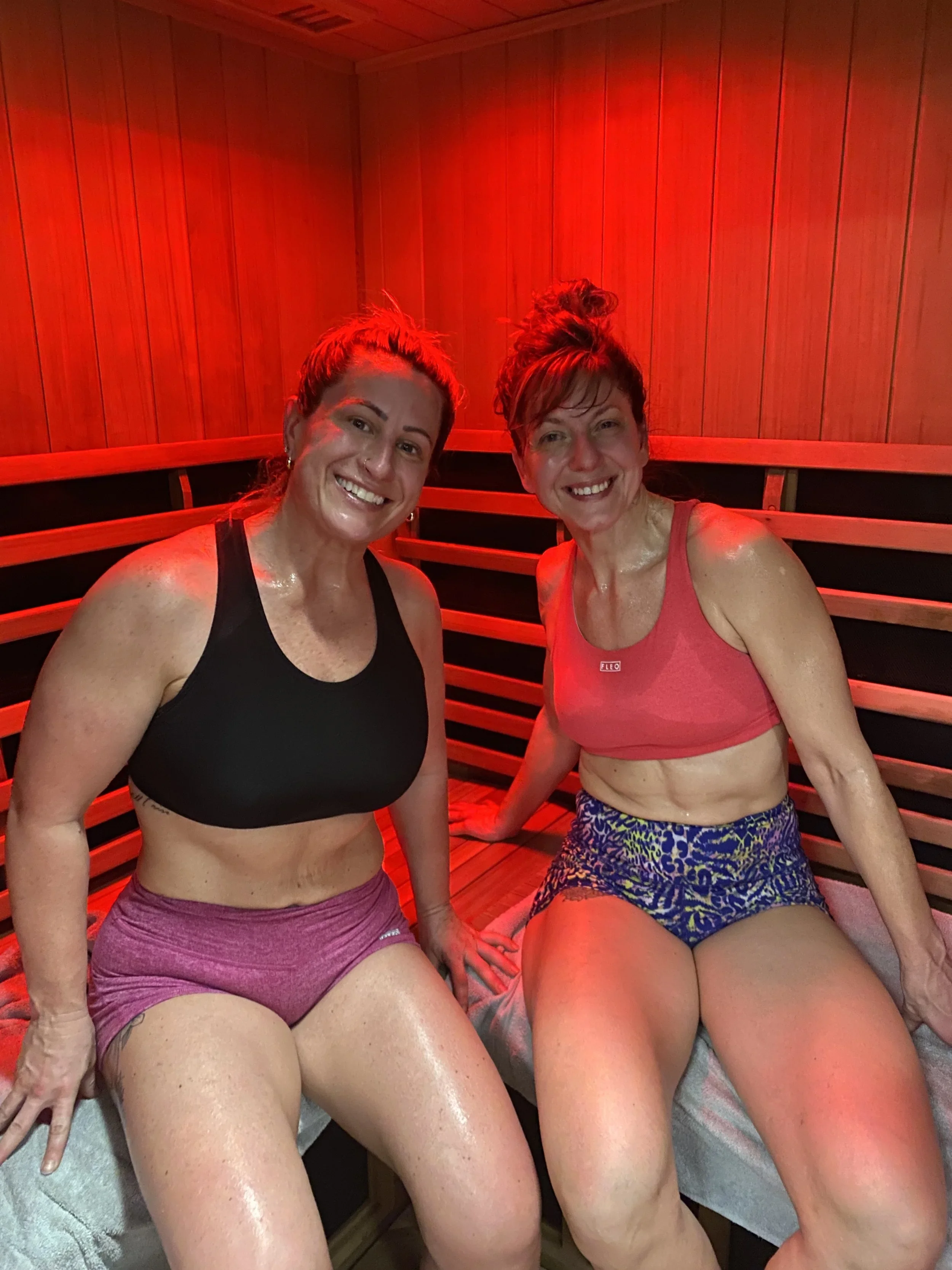 Infrared sauna at Catskill Cryo