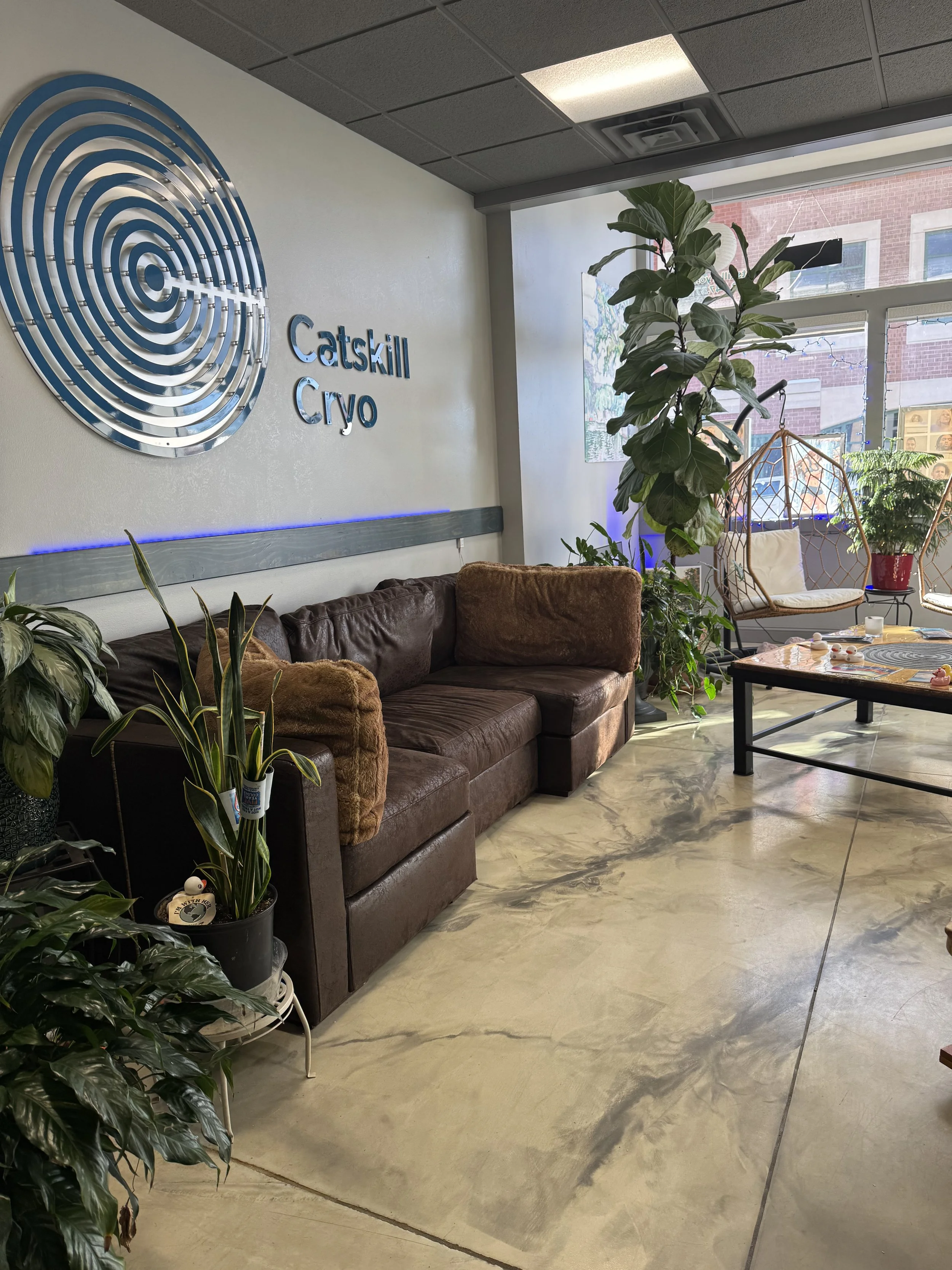 Catskill Cryo lounge in Catskill, NY