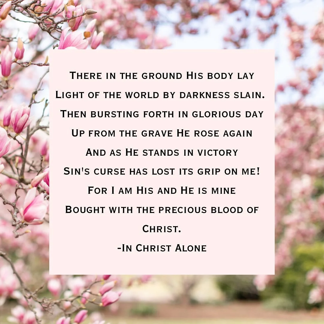 Praise the Lord! He has risen! Happy Easter Everyone!