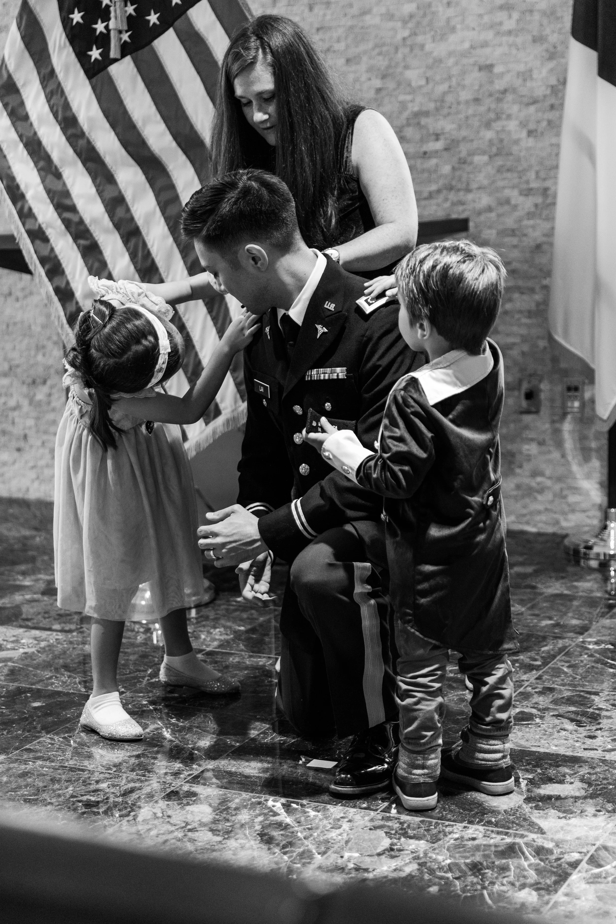 Serving 10 years in the Army as a military spouse in the medical field.