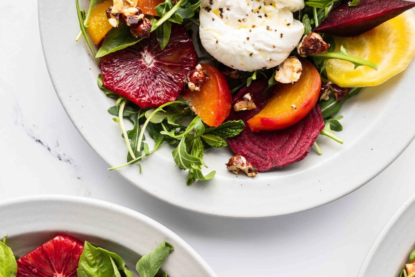 The burrata salad photo is just to get your attention. If you love real talk, good vibes, and all things food&mdash;recipes, behind-the-scenes stories, tips, and inspiration&mdash;my newsletter is for you. Whether you&rsquo;re a home cook, a food pro
