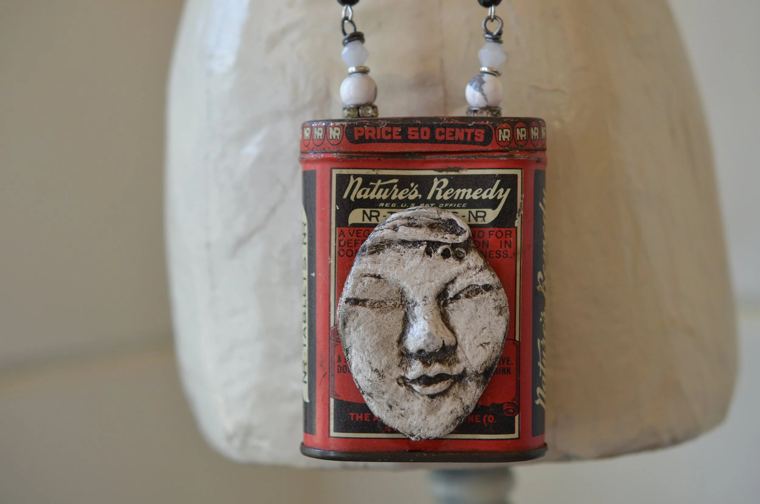 Laughing Buddha - Assemblage Necklace