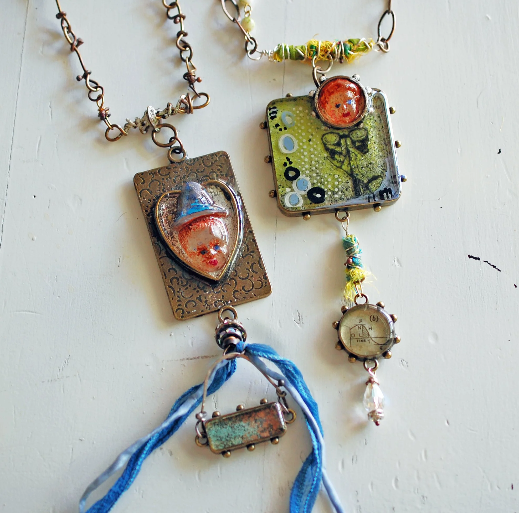 My Babies - Cast Resin with Wirework