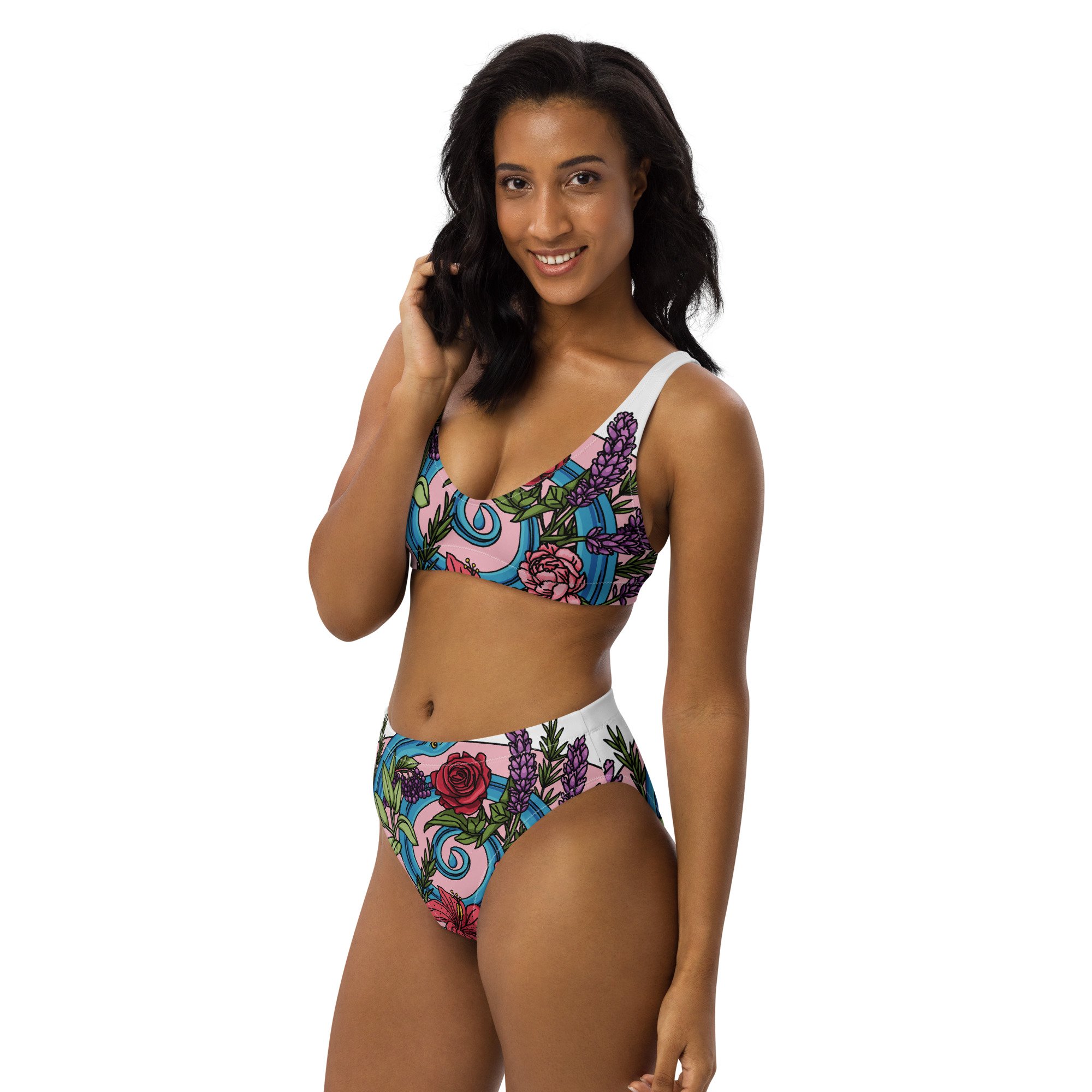 all-over-print-recycled-high-waisted-bikini-white-left-front-64cf3e2d6e79b.jpg